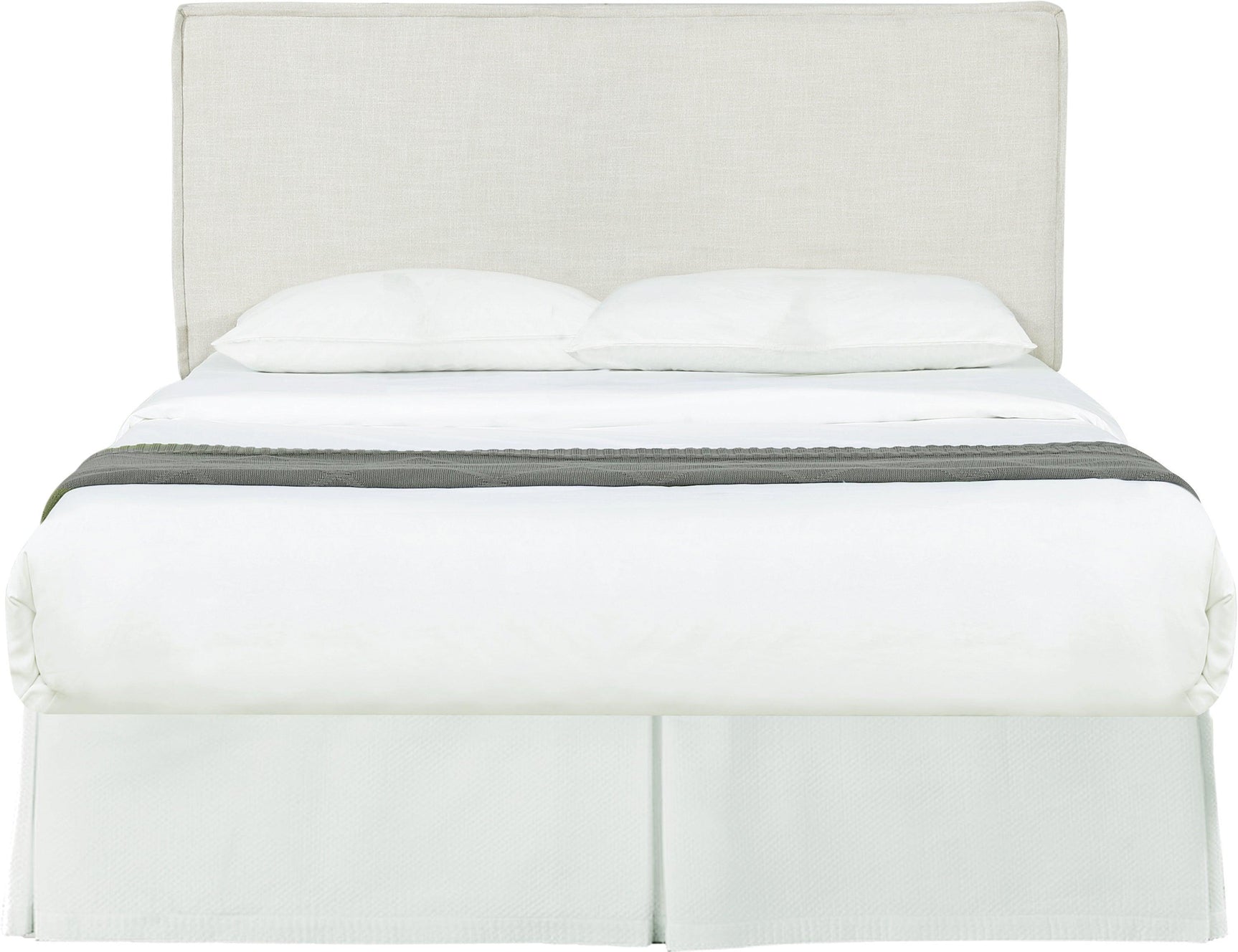 Detail of flange border on Izzy headboard