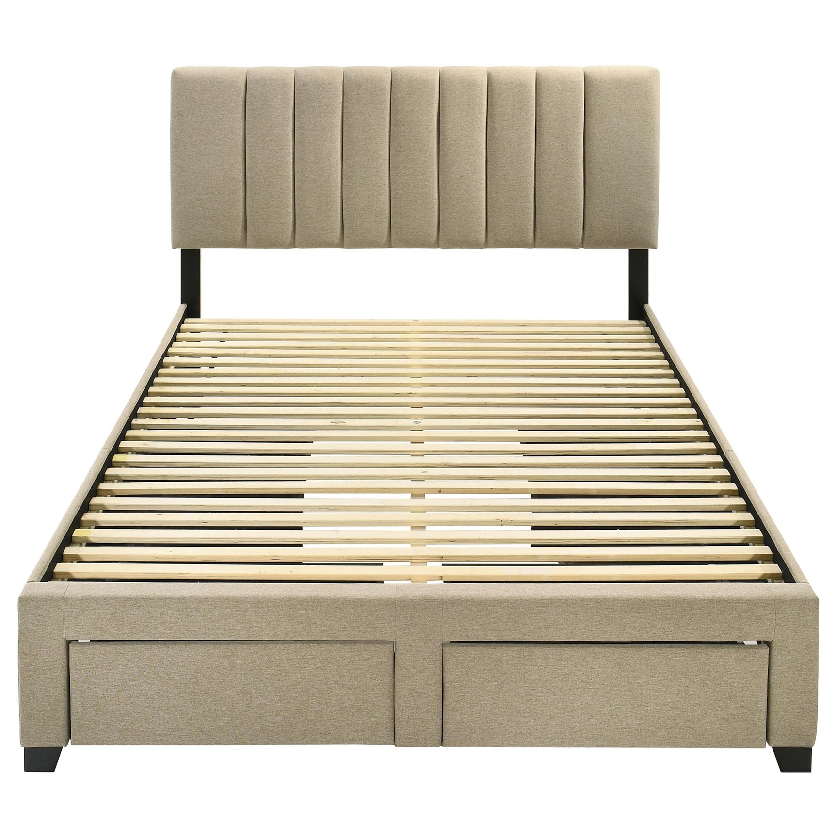 Side view of Wheatland bed drawer