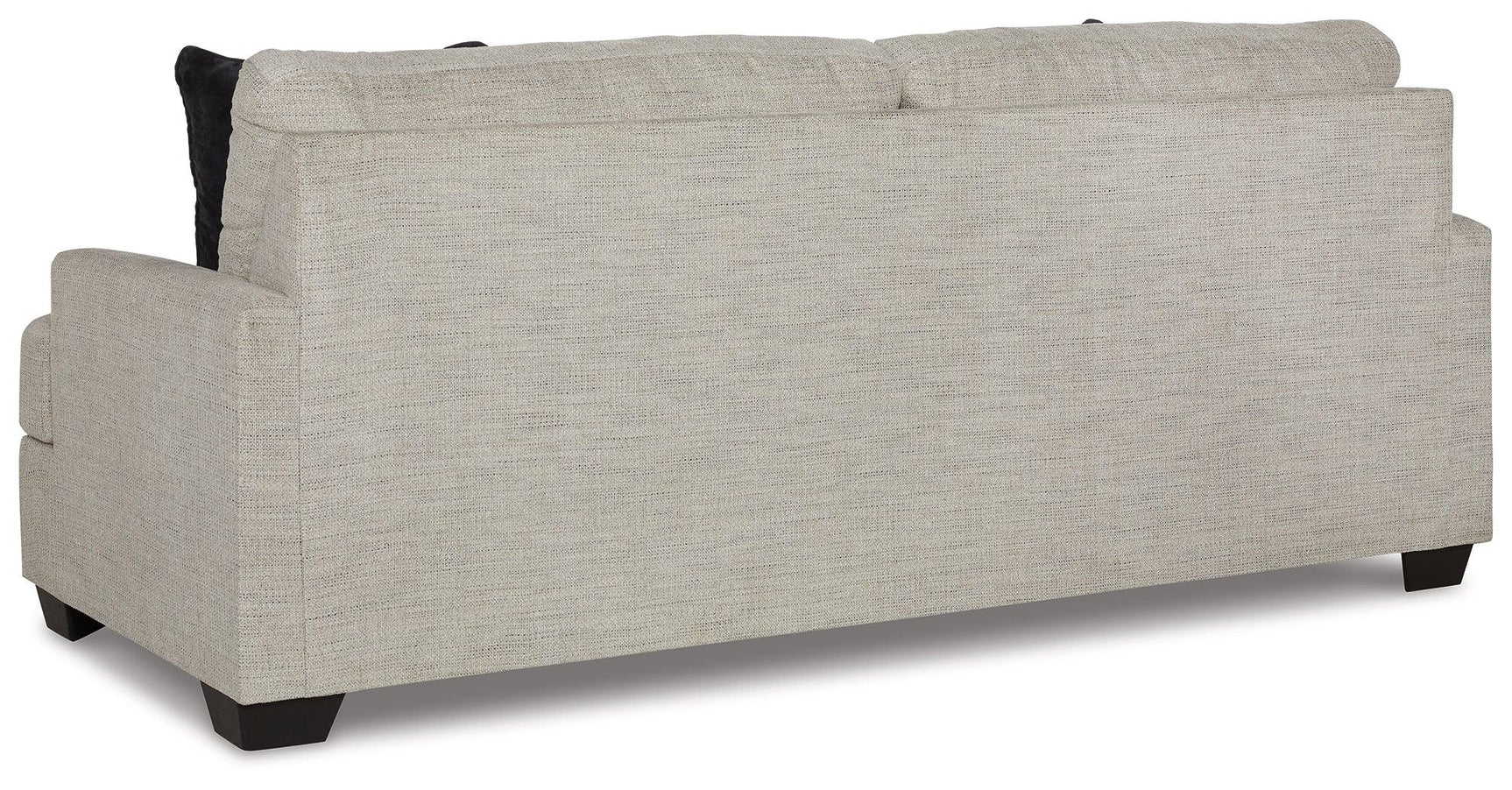Vayda Pebble Chenille Sofa back side view