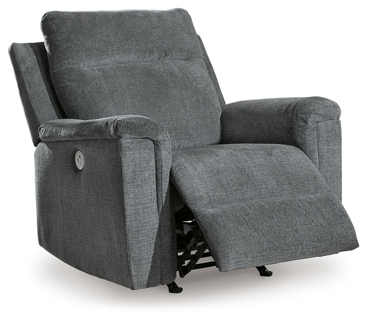 Recliner mechanism and footrest extended