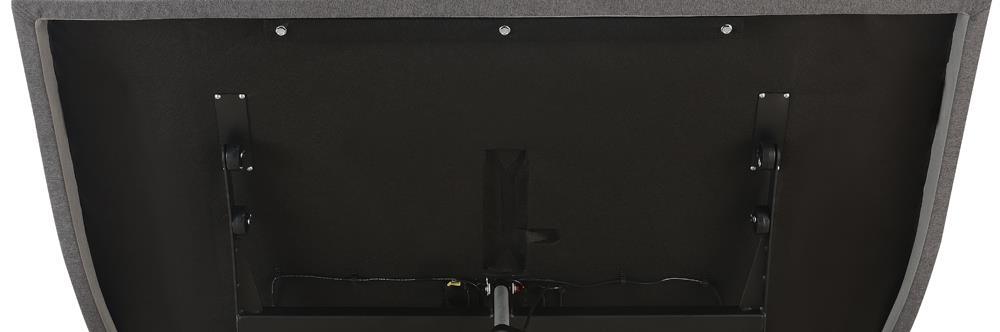 Clara Queen Adjustable Bed Base Grey And Black - Ella Furniture