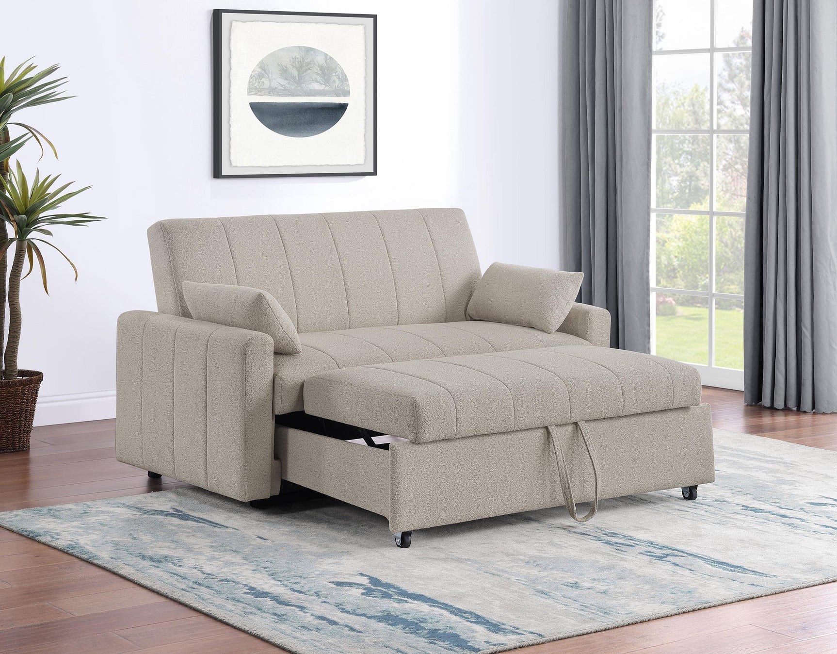 Portland Sleeper Sofa Back Angle