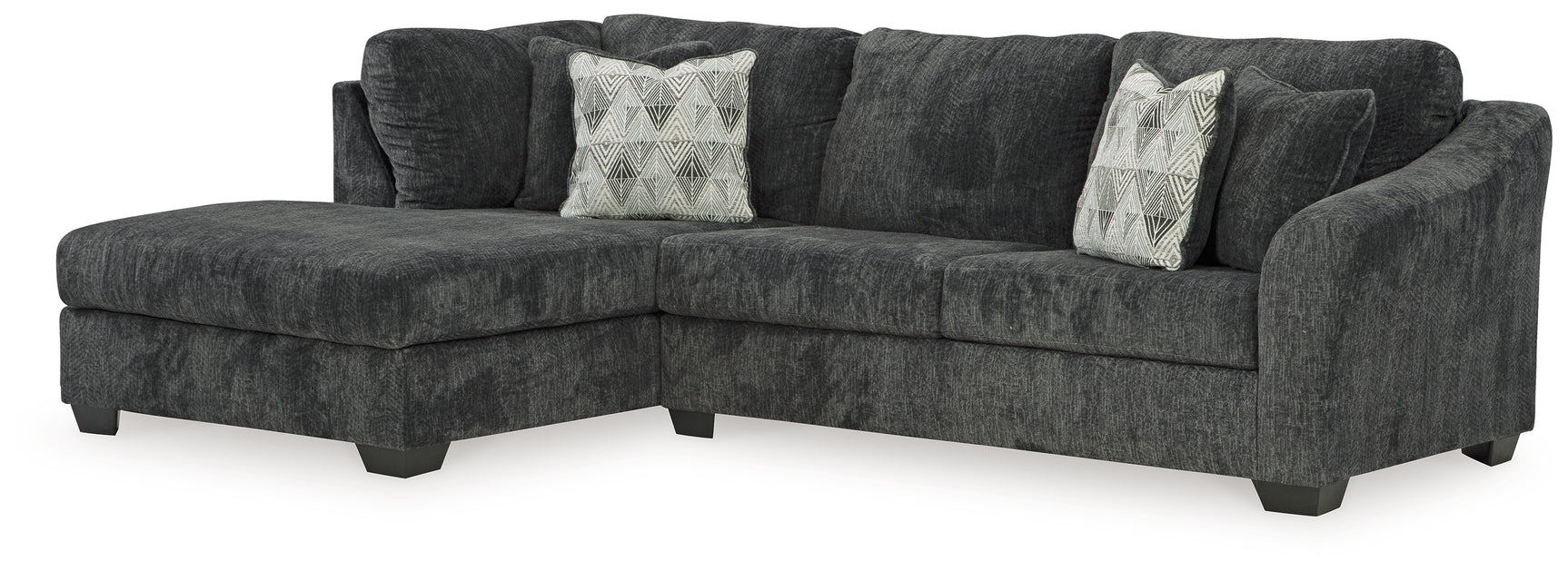 Side view emphasizing sectional design