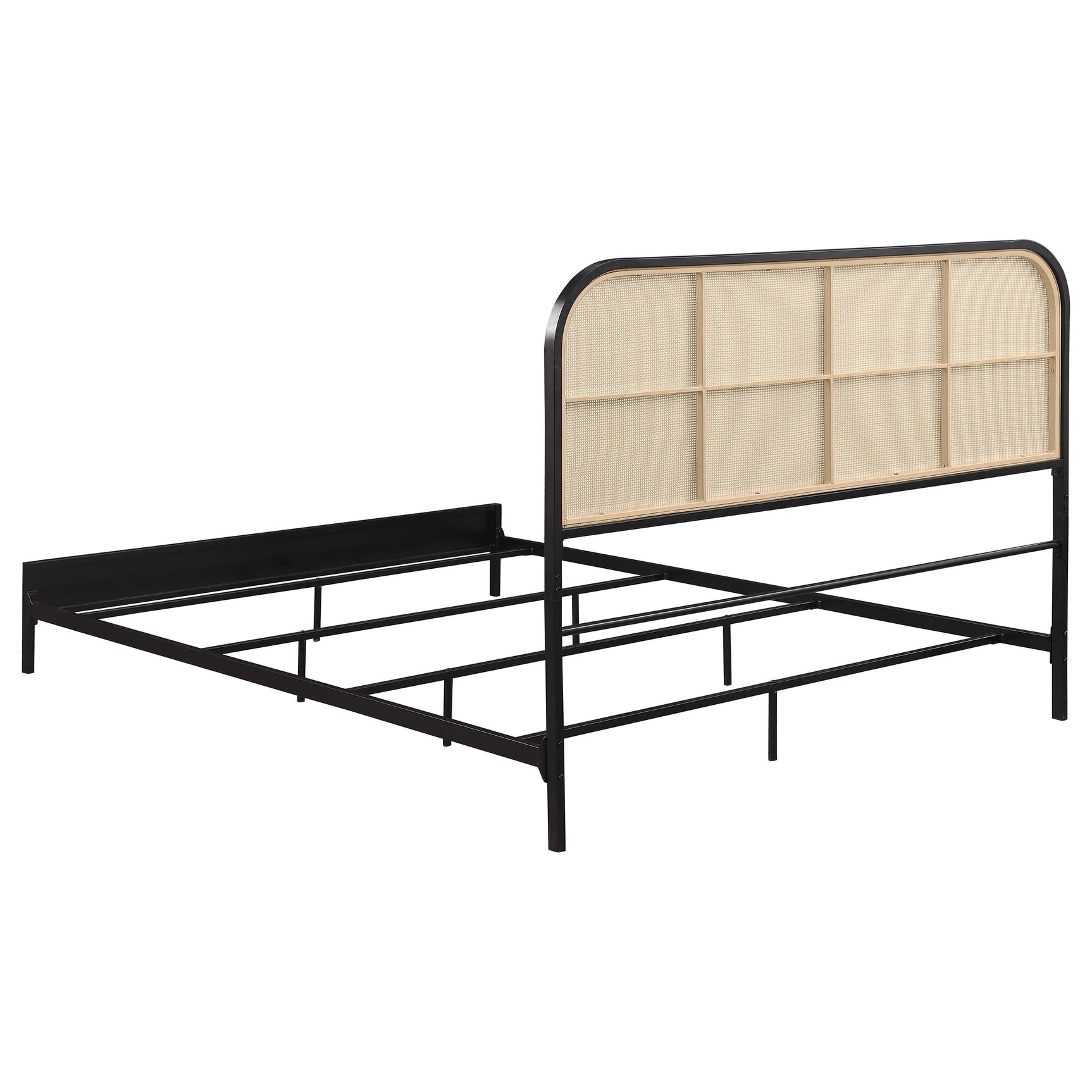 Woven polyethylene rattan headboard texture