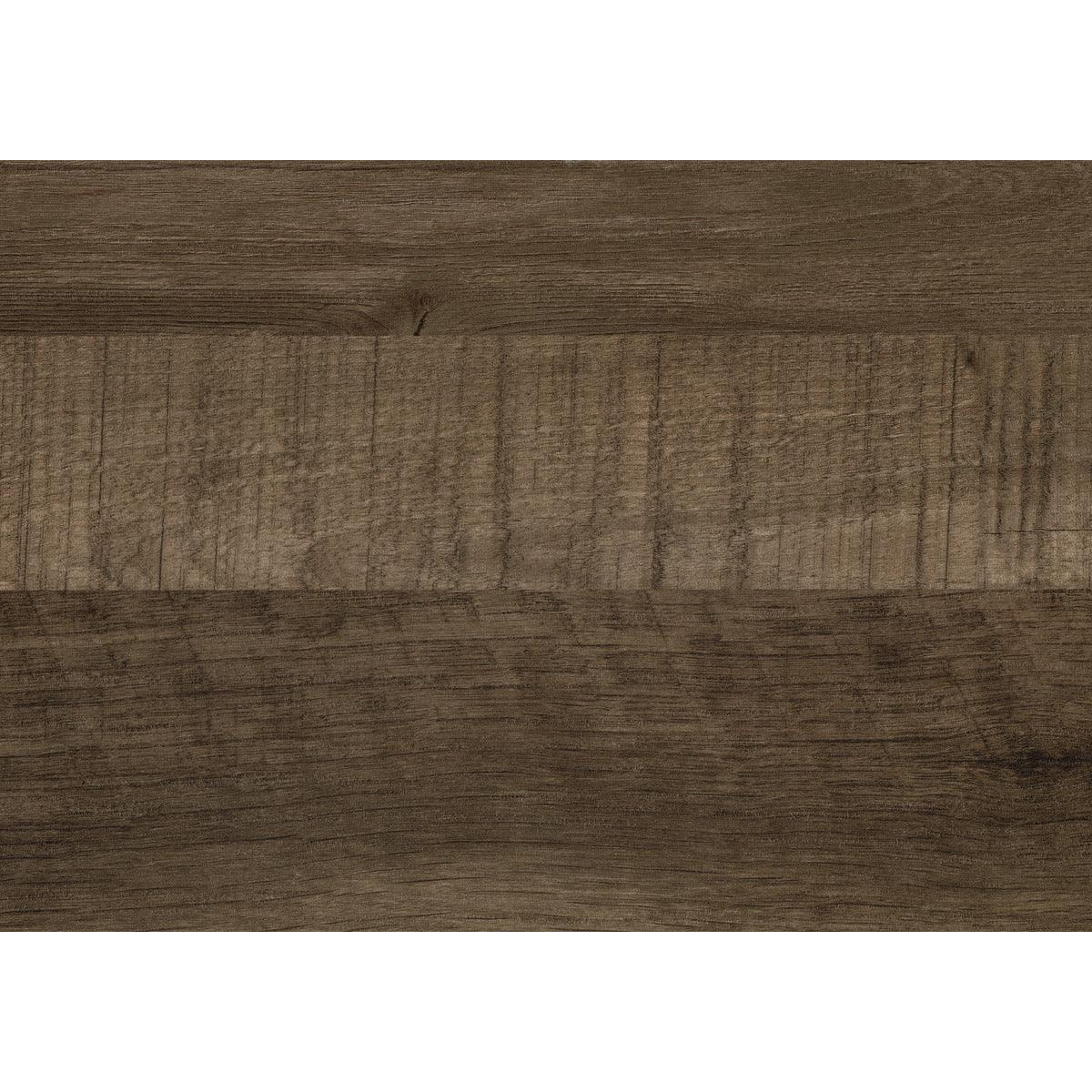 Dogue Gunmetal Finish 4-Shelf Bookcase panel detail