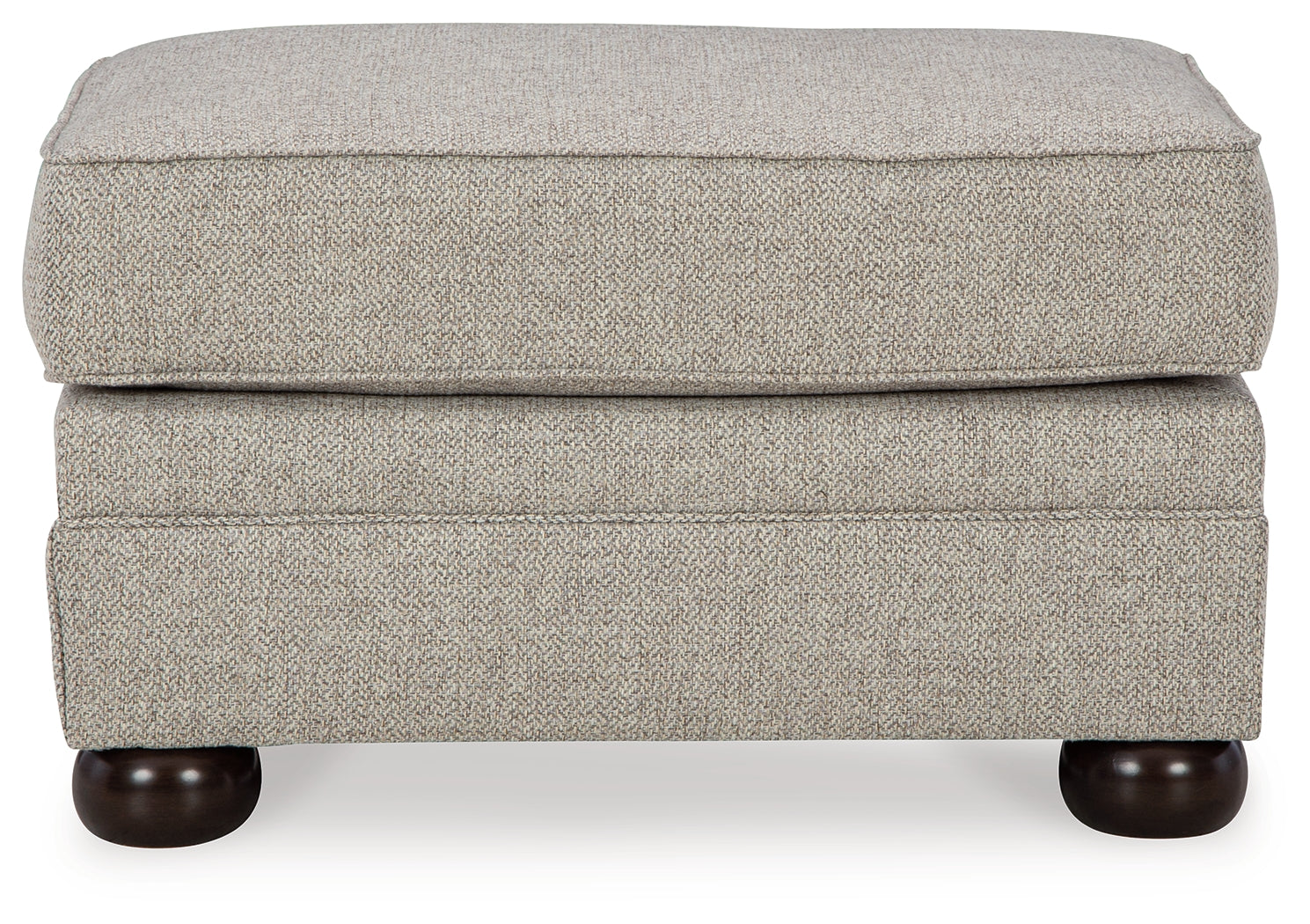 Side view of Gaelon Dune Chenille Ottoman