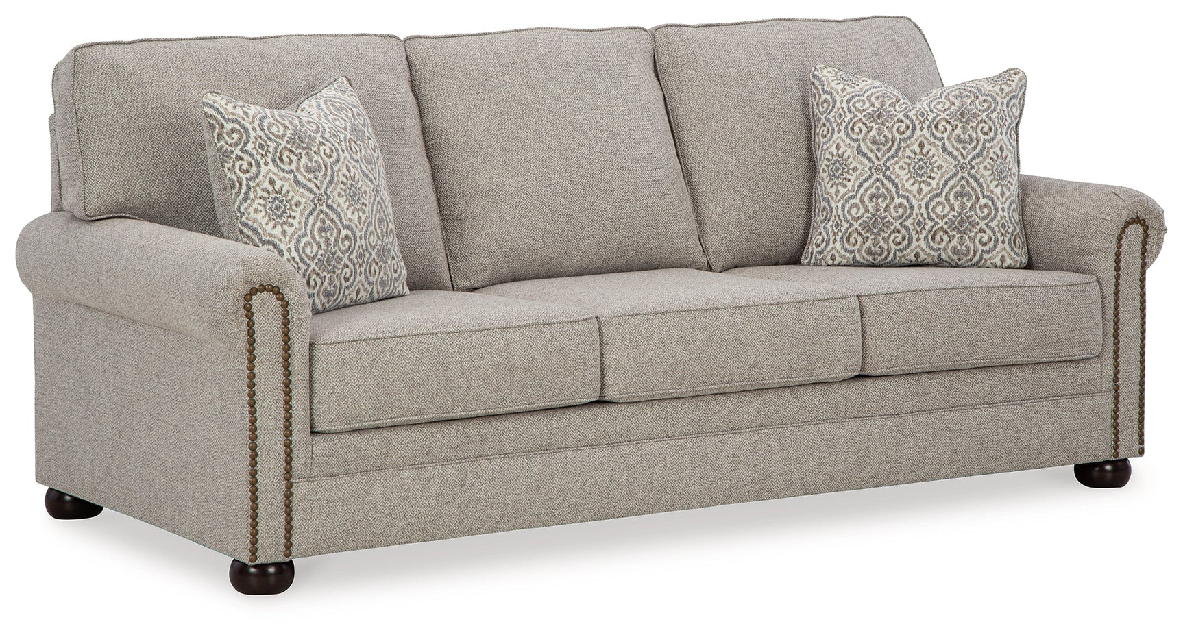 detail view of Gaelon Dune Chenille Sofa furniture
