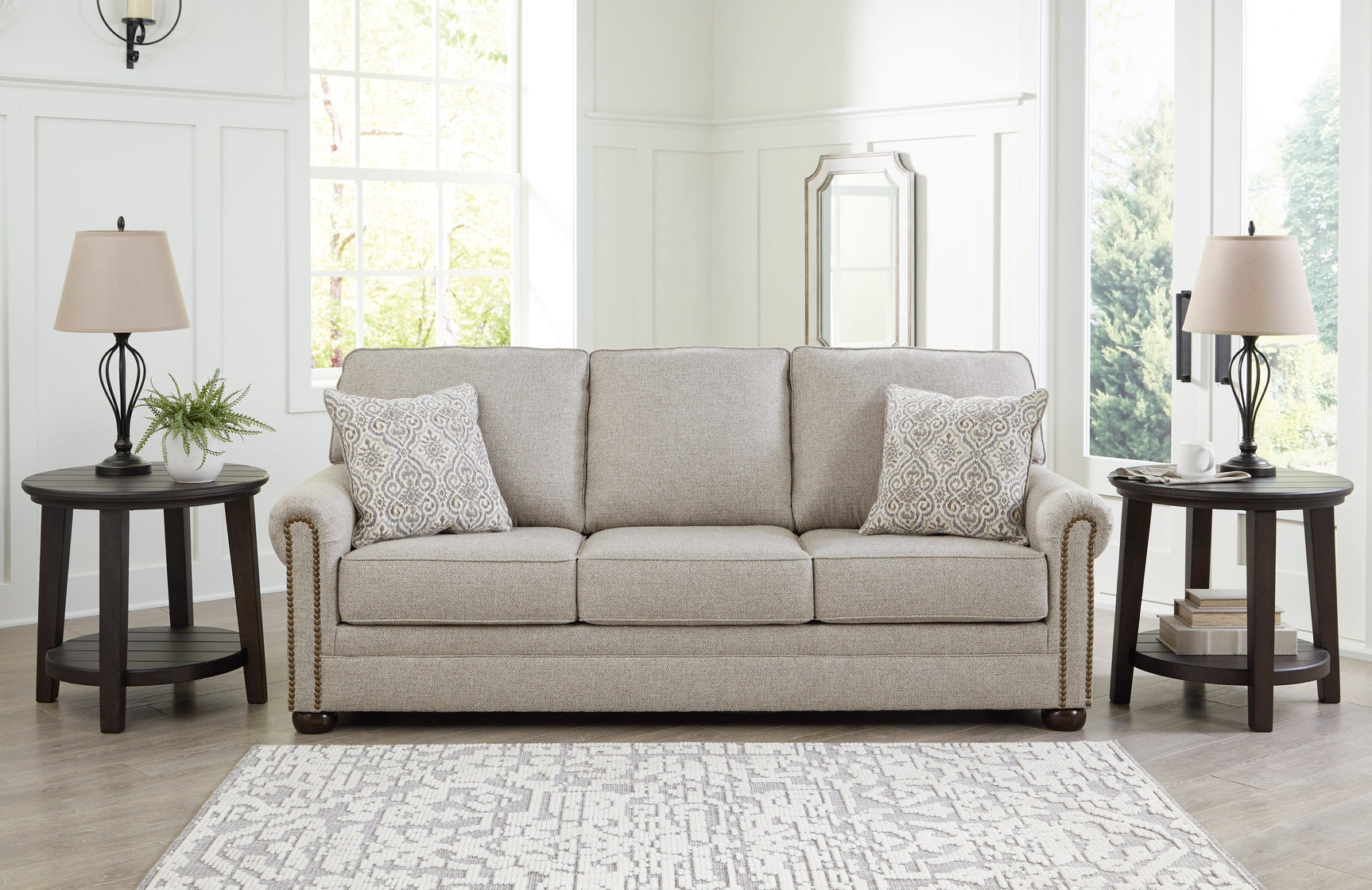 main view of Gaelon Dune Chenille Sofa furniture