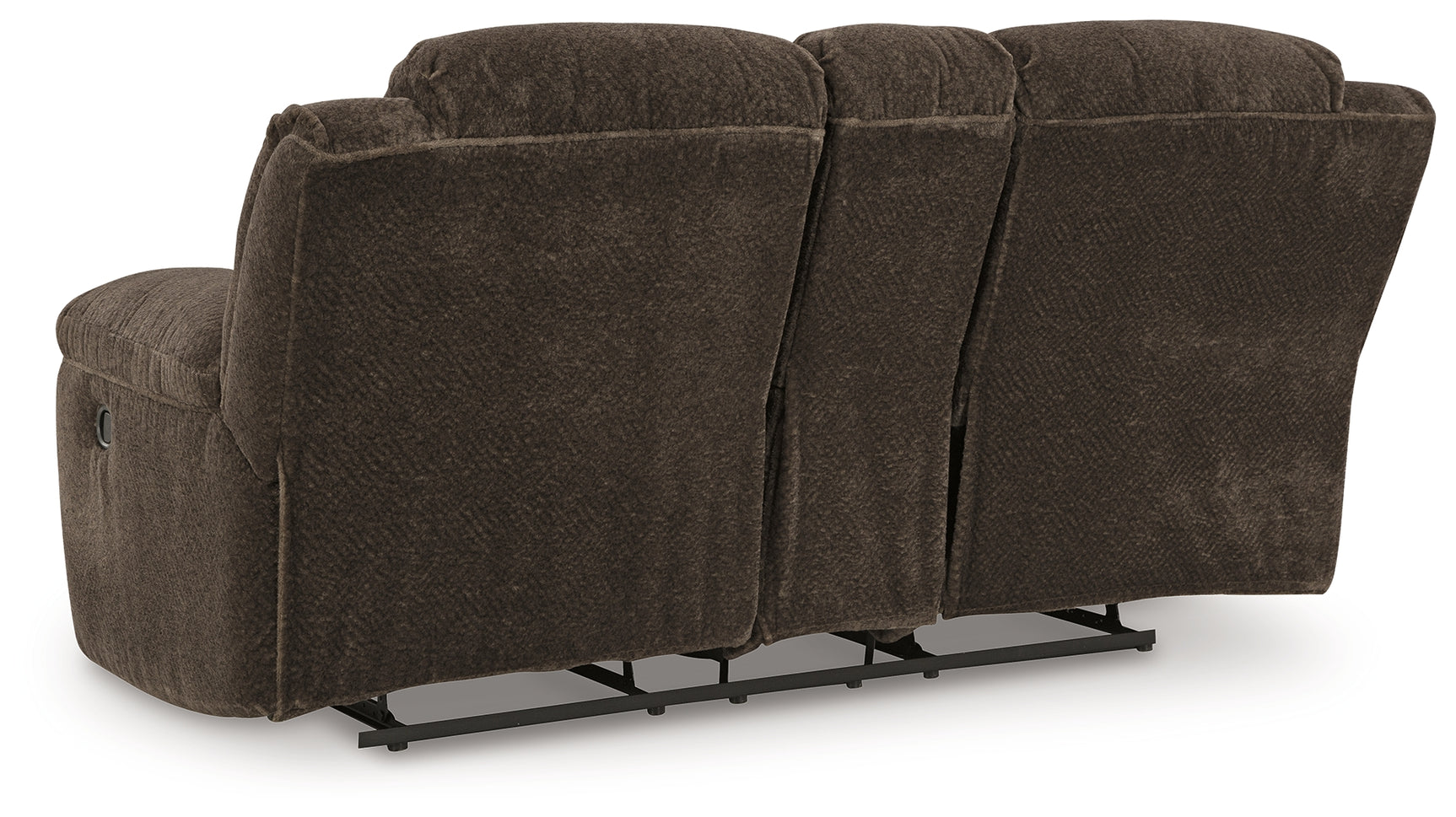 Back view of Frohn reclining loveseat