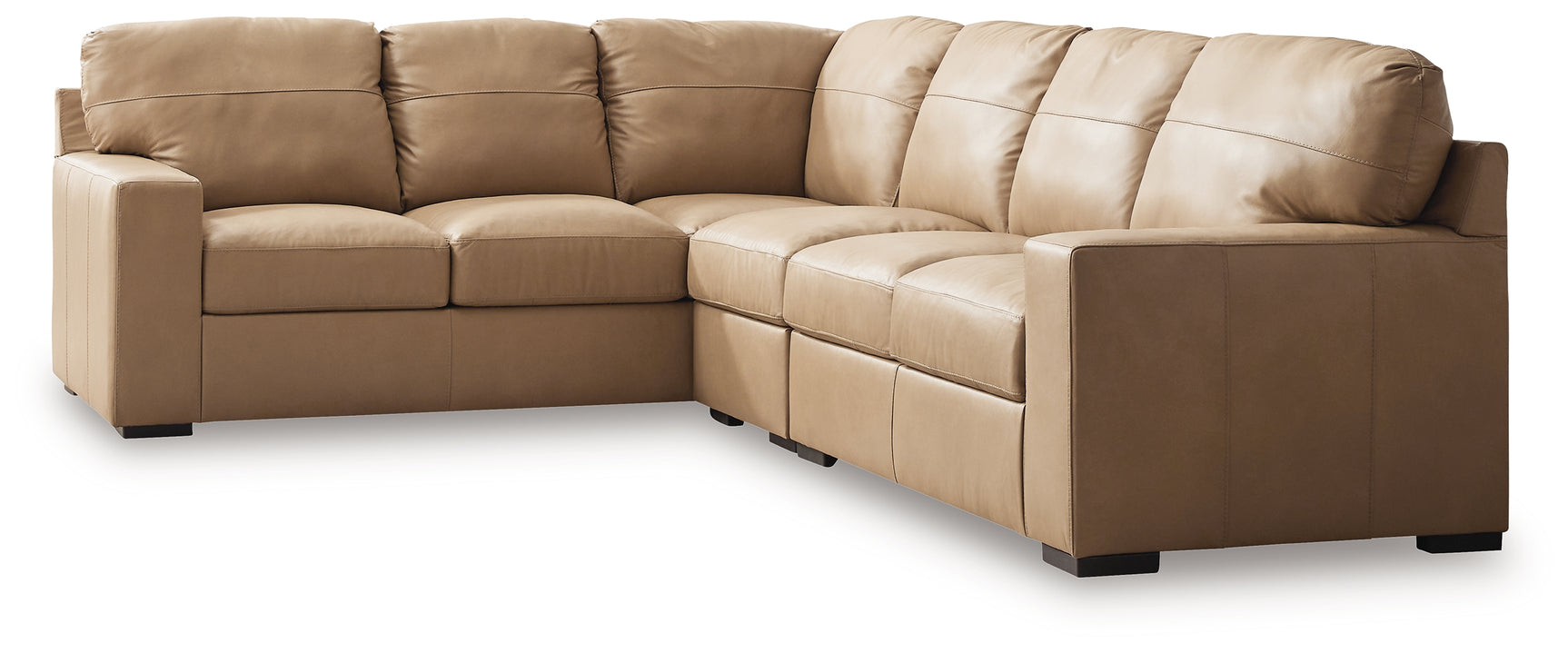 room view of Bandon Toffee 3-Piece Sectional sofa