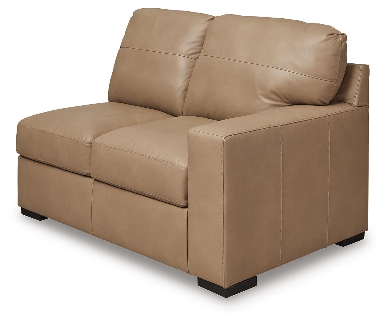 Bandon Toffee Leather 4-Piece Sectional - image 4