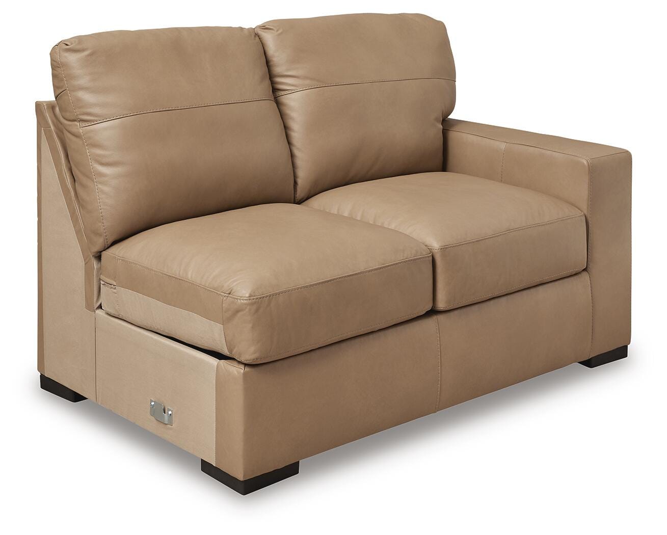 Bandon Toffee Leather 3-Piece Sectional - image 5