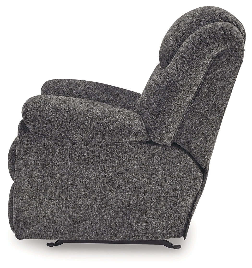 Alternate side view of Foreside Recliner
