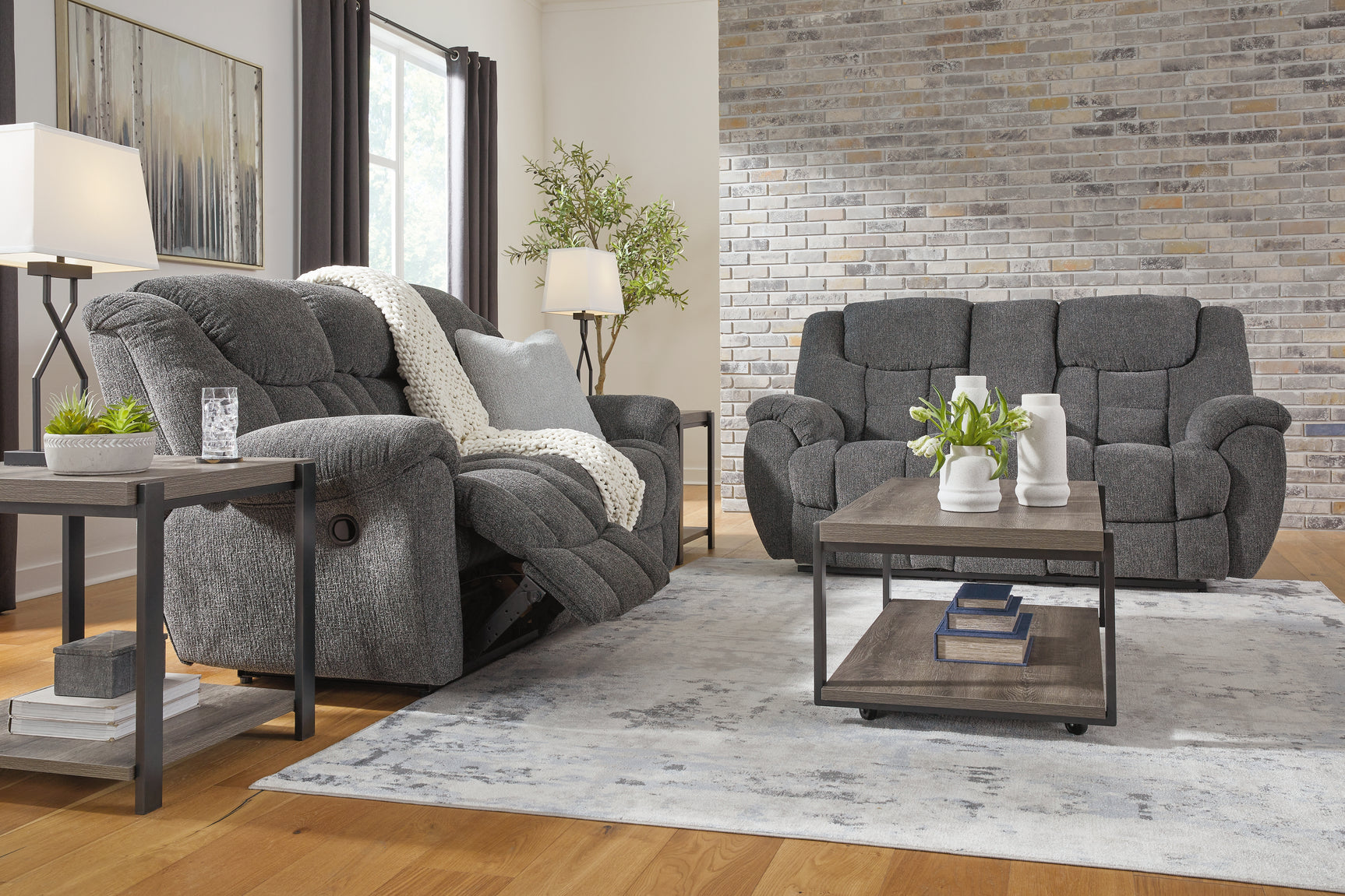 Mood lighting ambiance with Foreside Charcoal set