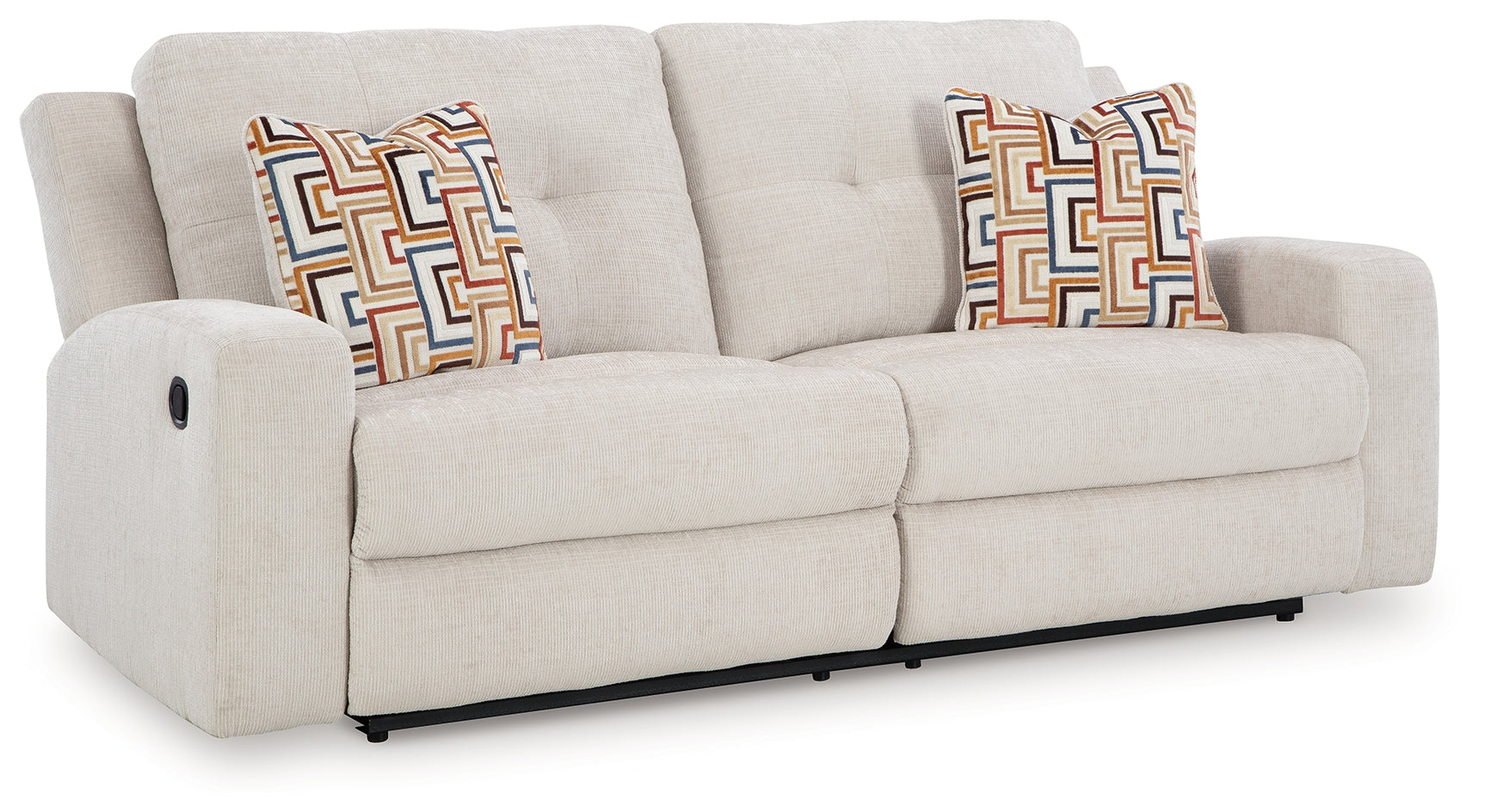Danum Reclining Sofa angled closed view
