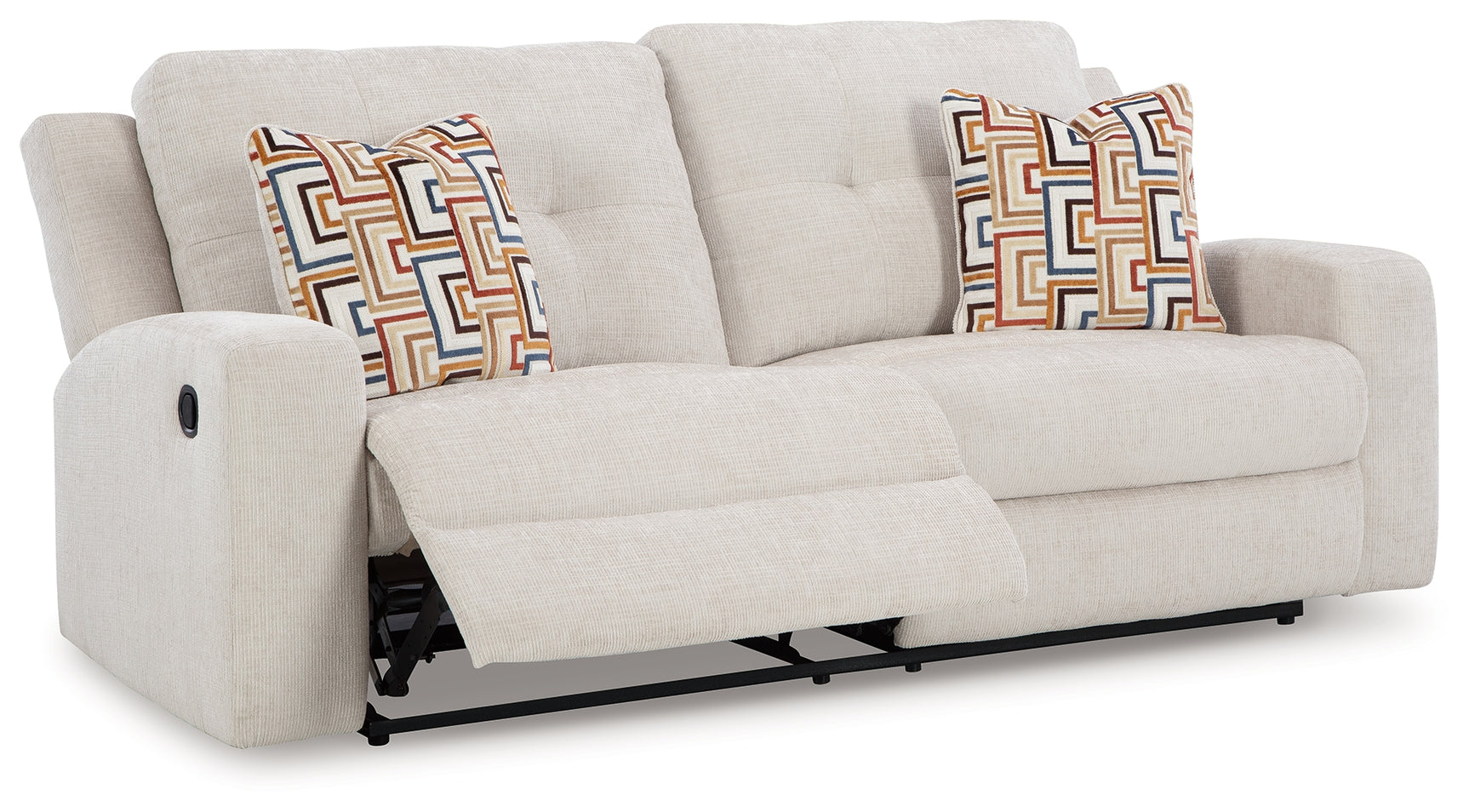 Danum Reclining Sofa angled open view