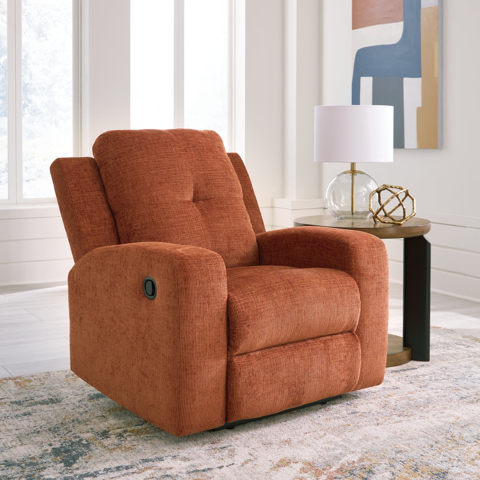 Danum Spice Chenille Recliner