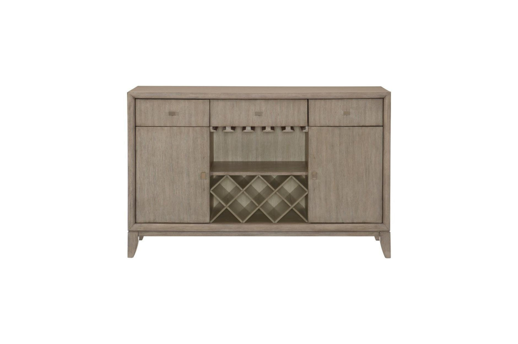 detail view of Mckewen Gray Fabric Rectangular Dining Room Set dining room furniture