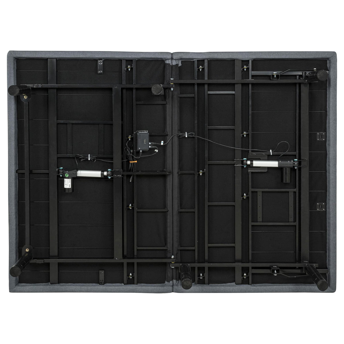 Tasca Queen Dual-Motor Adjustable Bed Base in Black — product image 10