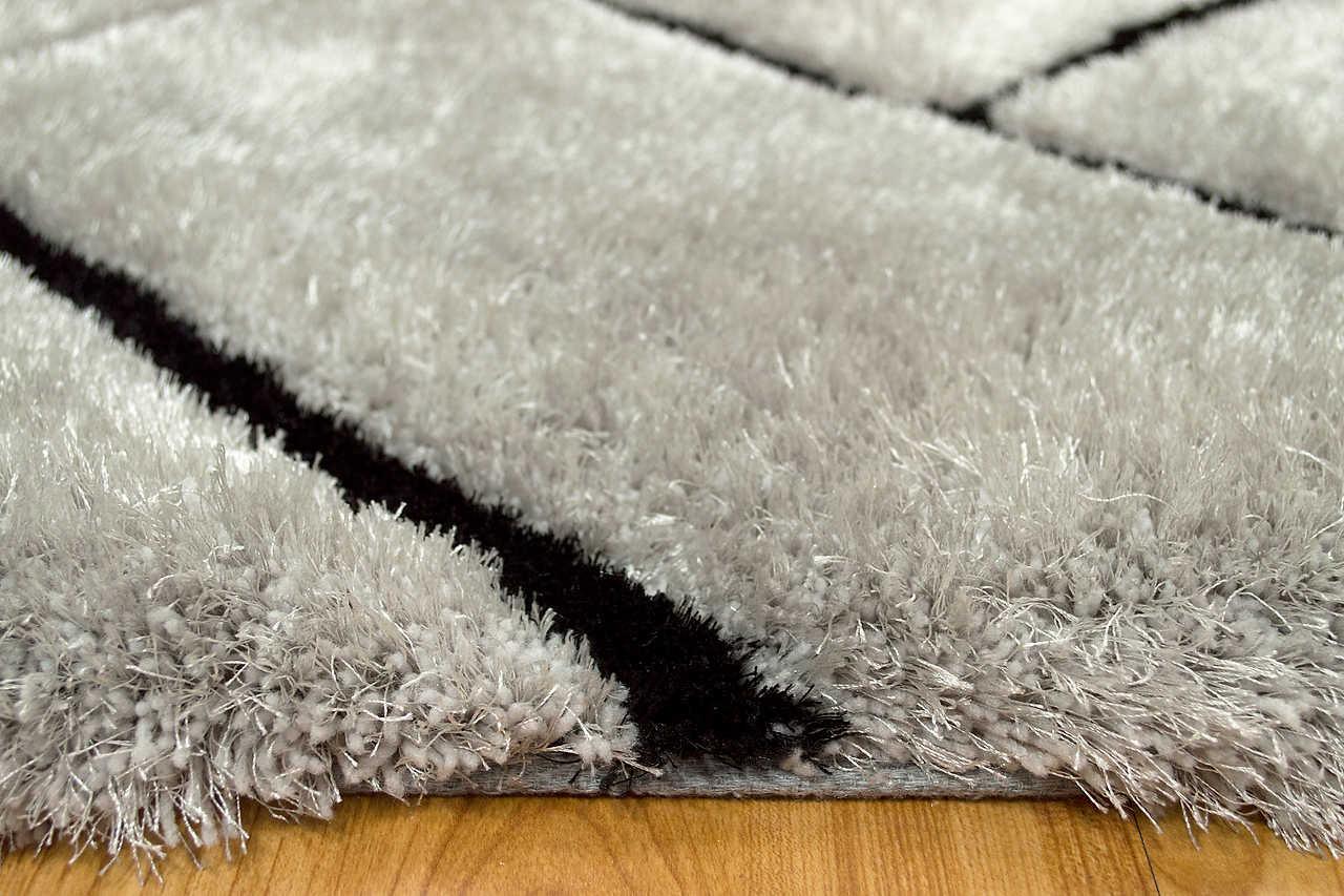 3D Titanium 801 medium rug corner detail