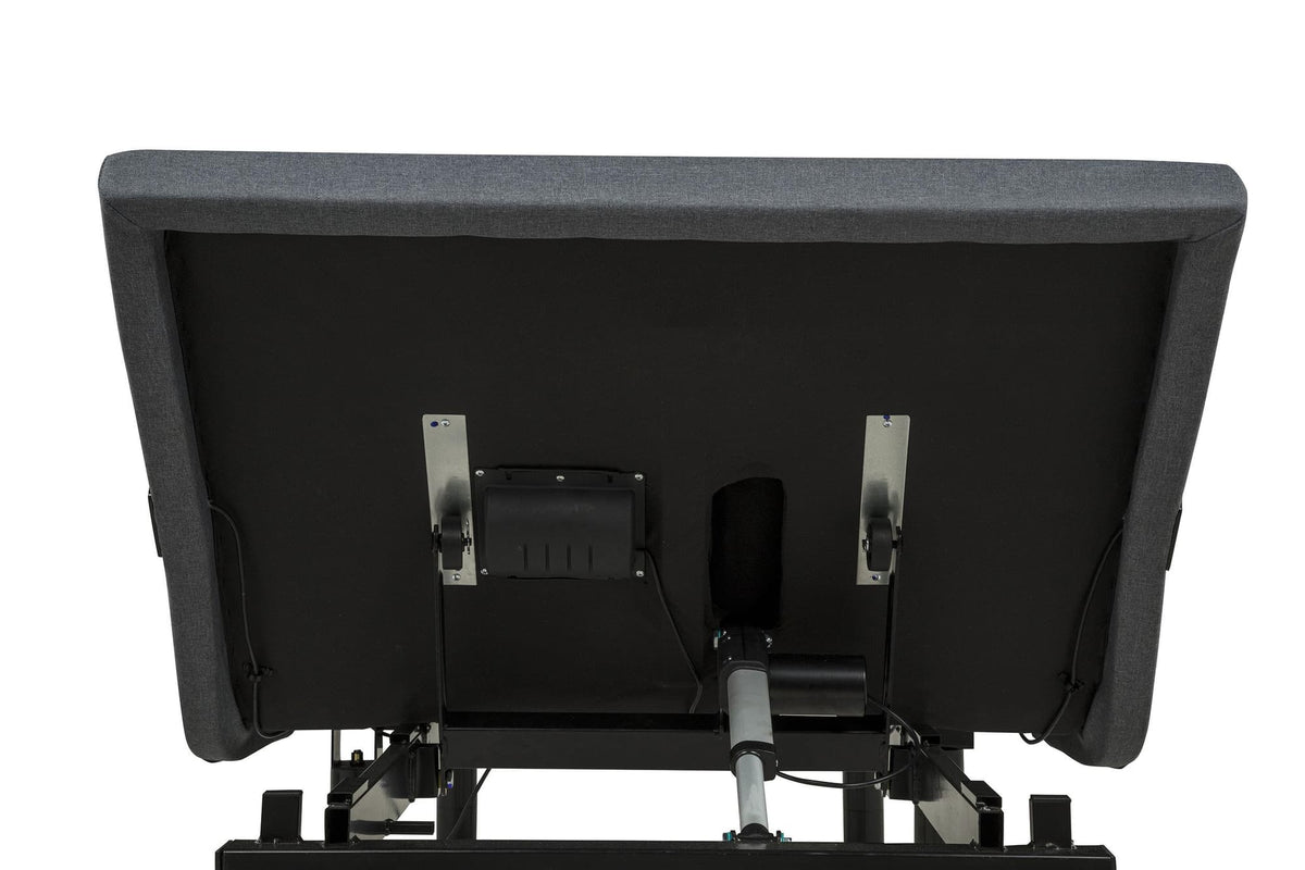 Weston Twin XL Dual-Motor Massage Adjustable Bed Base in Black and Grey — product image 10
