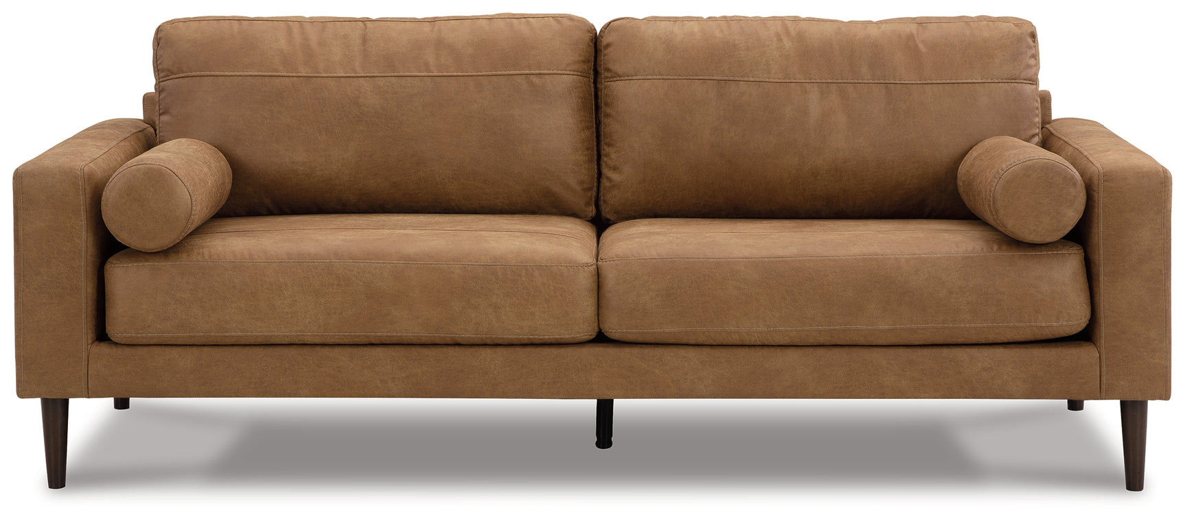 Detail of Telora Caramel Chair upholstery