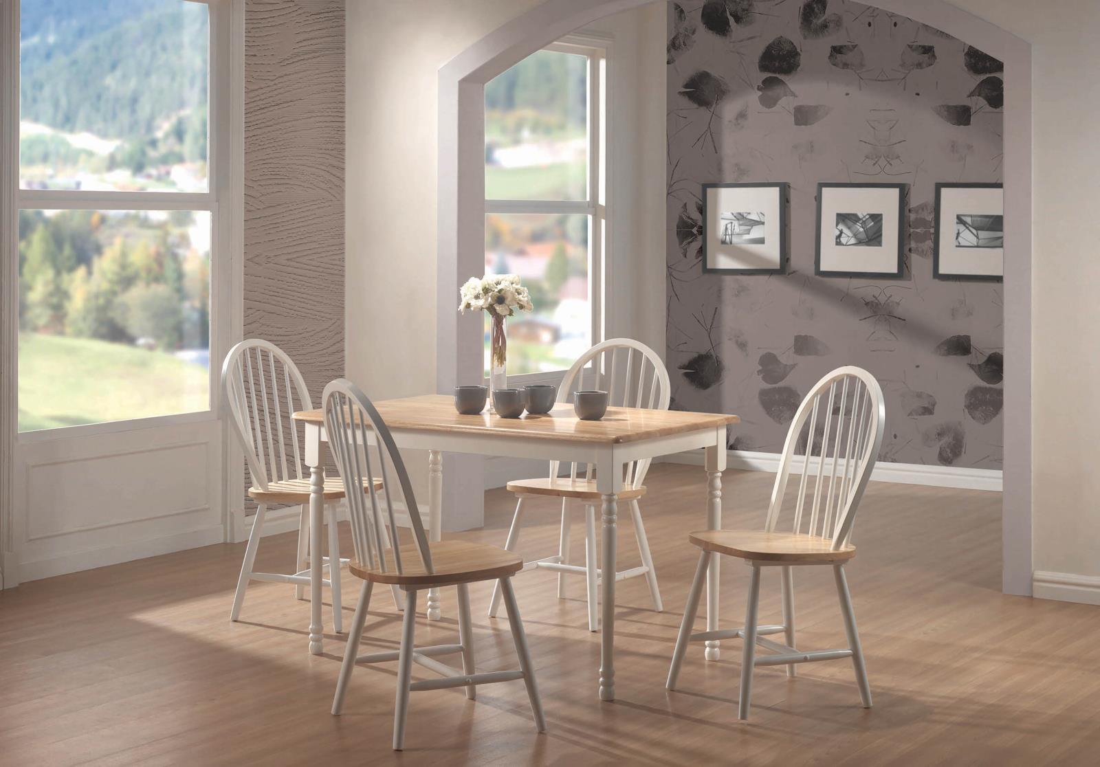 Top view of table surface and chair arrangement on G4147 set