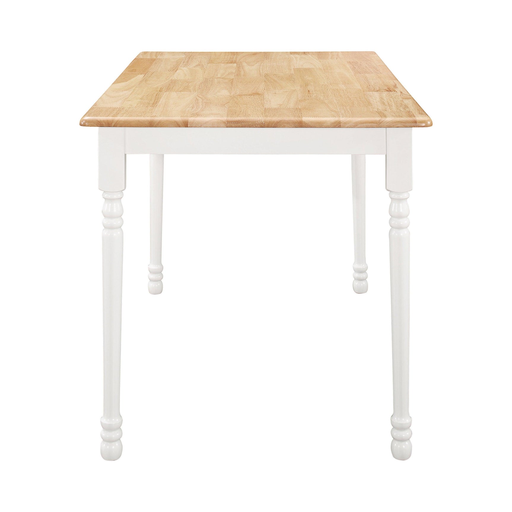 Front view of G4147 rectangular dining table and chairs