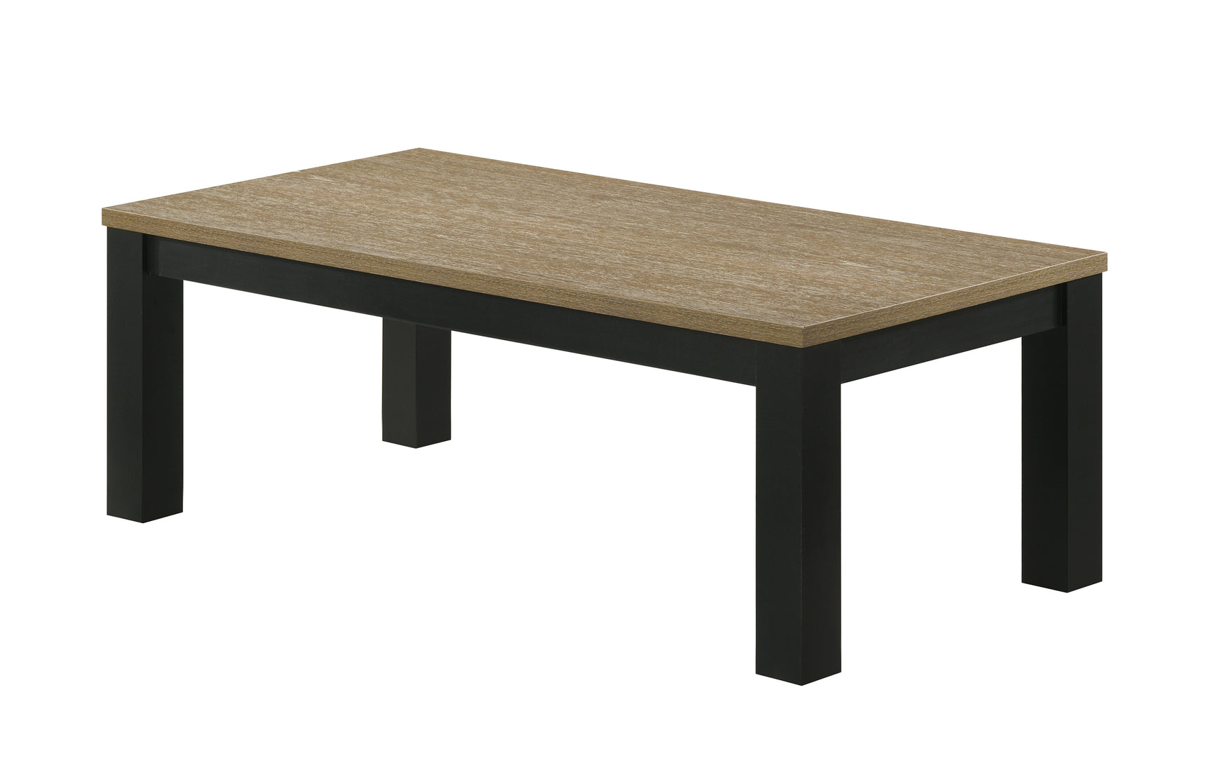 Side view of Theo Natural Coffee Table Set