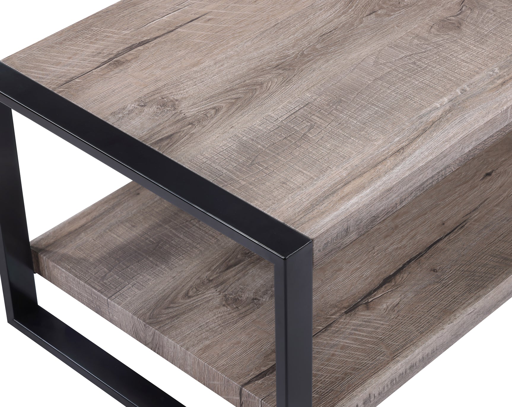 Mildred Gray Coffee Table front angle view