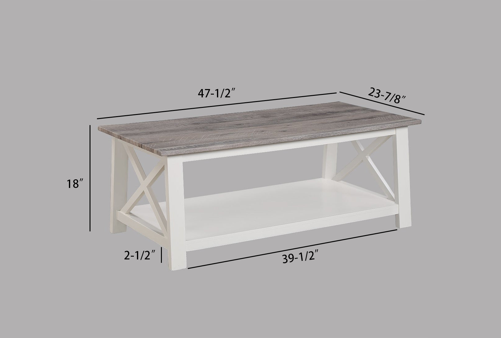 Thelma coffee tables grouped showing size difference