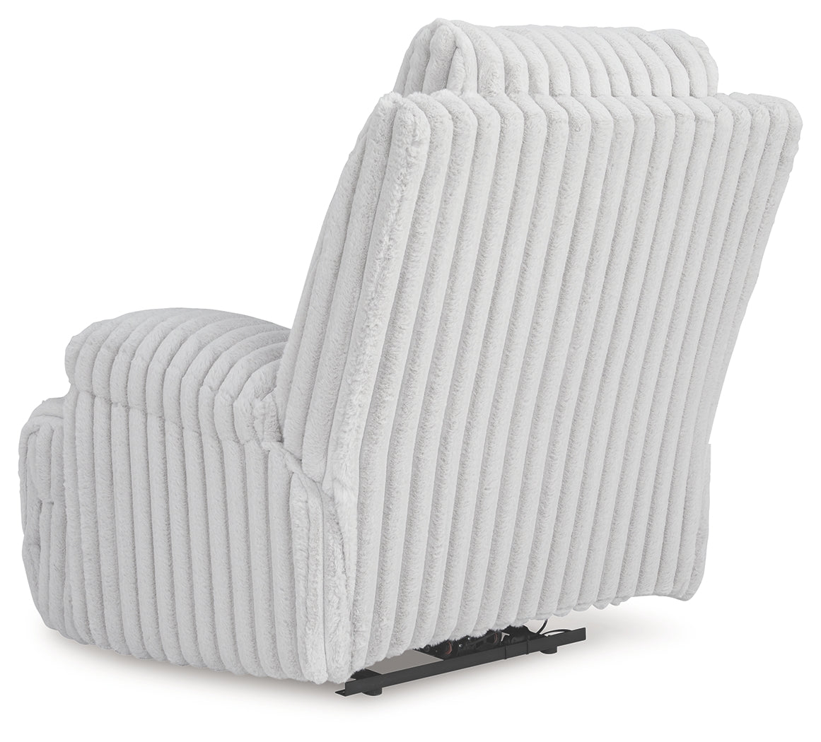 Side profile of Rhines Falls Alloy Power Recliner