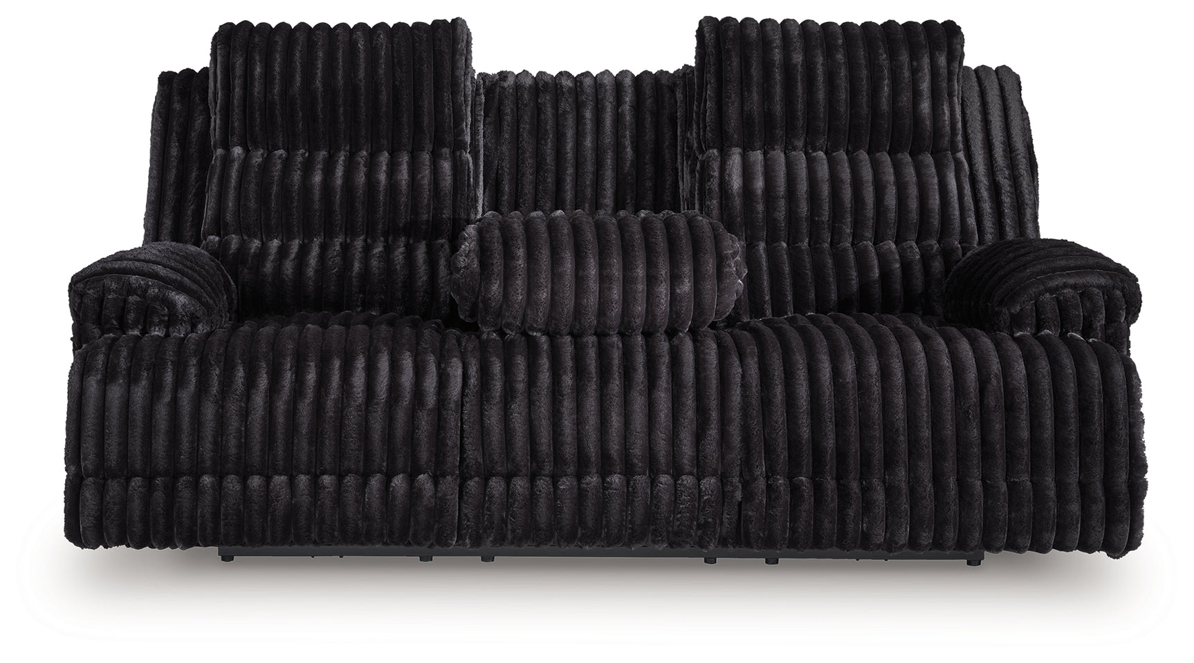Drop-down table open on Rhine Falls sofa
