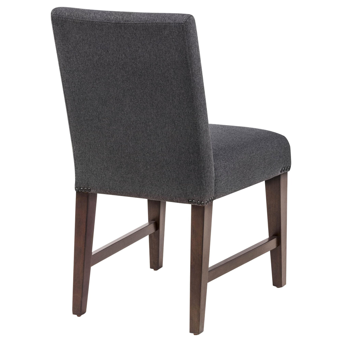 Naser Parsons Dining Side Chair Grey and Dark Walnut (Set of 2) — product image 9
