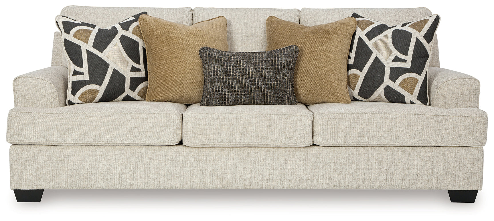 Detail of chenille fabric texture on Heartcort Sofa