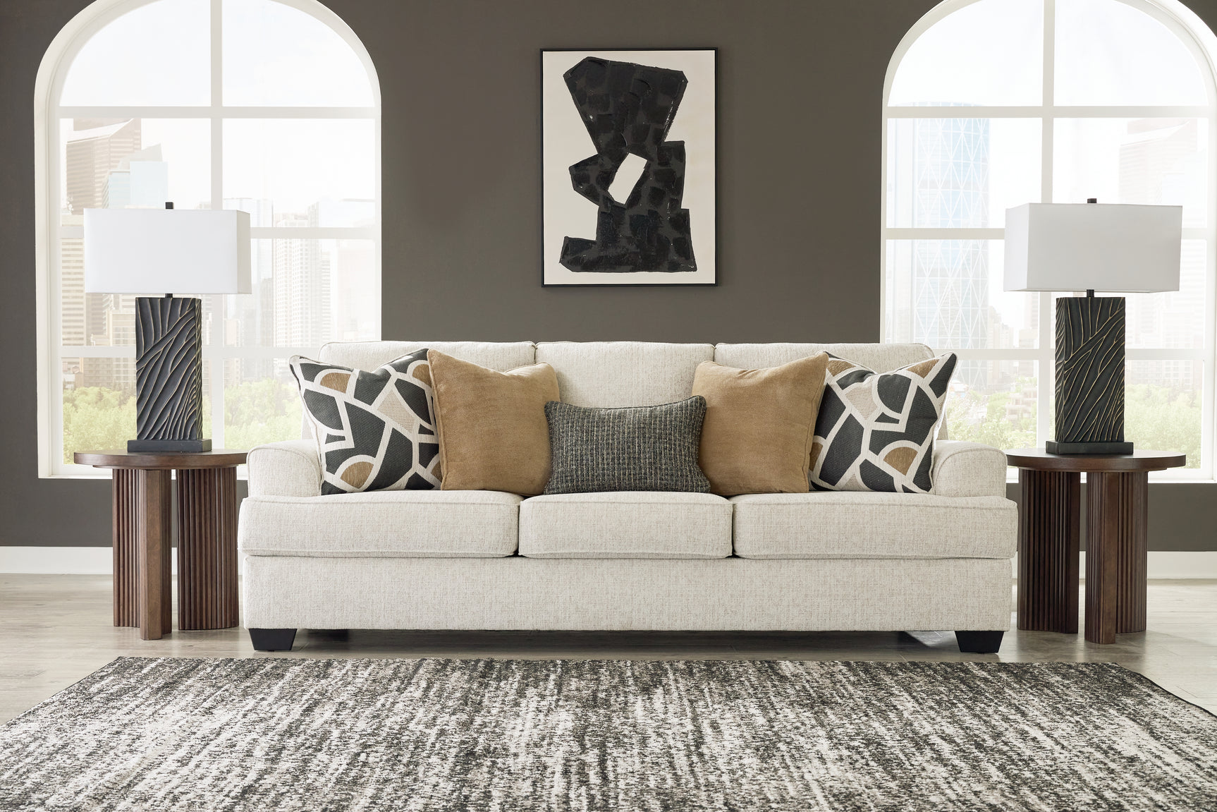Heartcort Quartz Sofa, Loveseat, Chair and Ottoman
