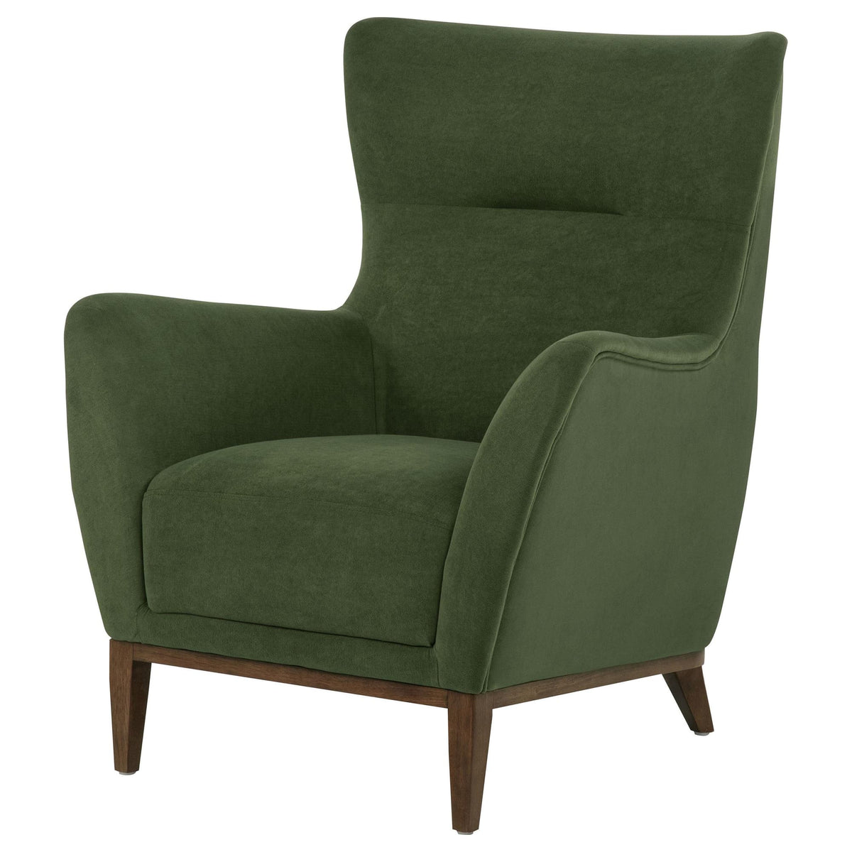 Catala Upholstered High Back Accent Chair in Matcha and Coffee — product image 4