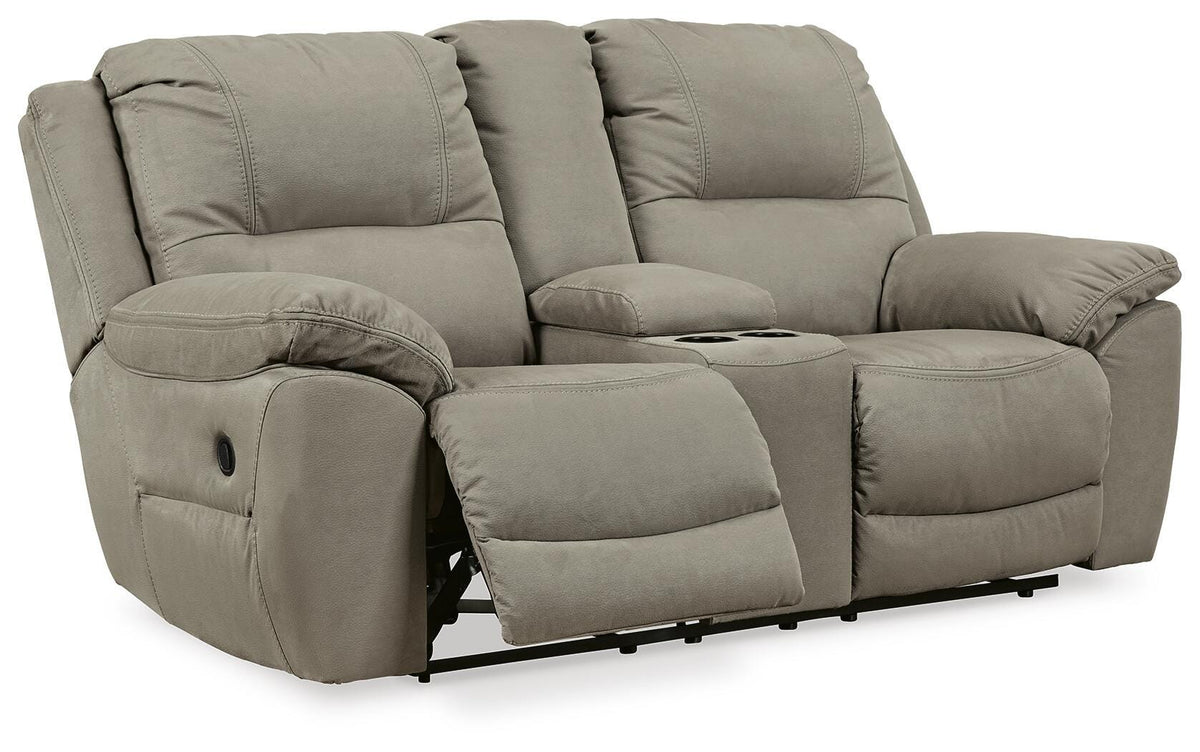 Next-Gen Putty Gaucho Sofa and Loveseat Set — angled view