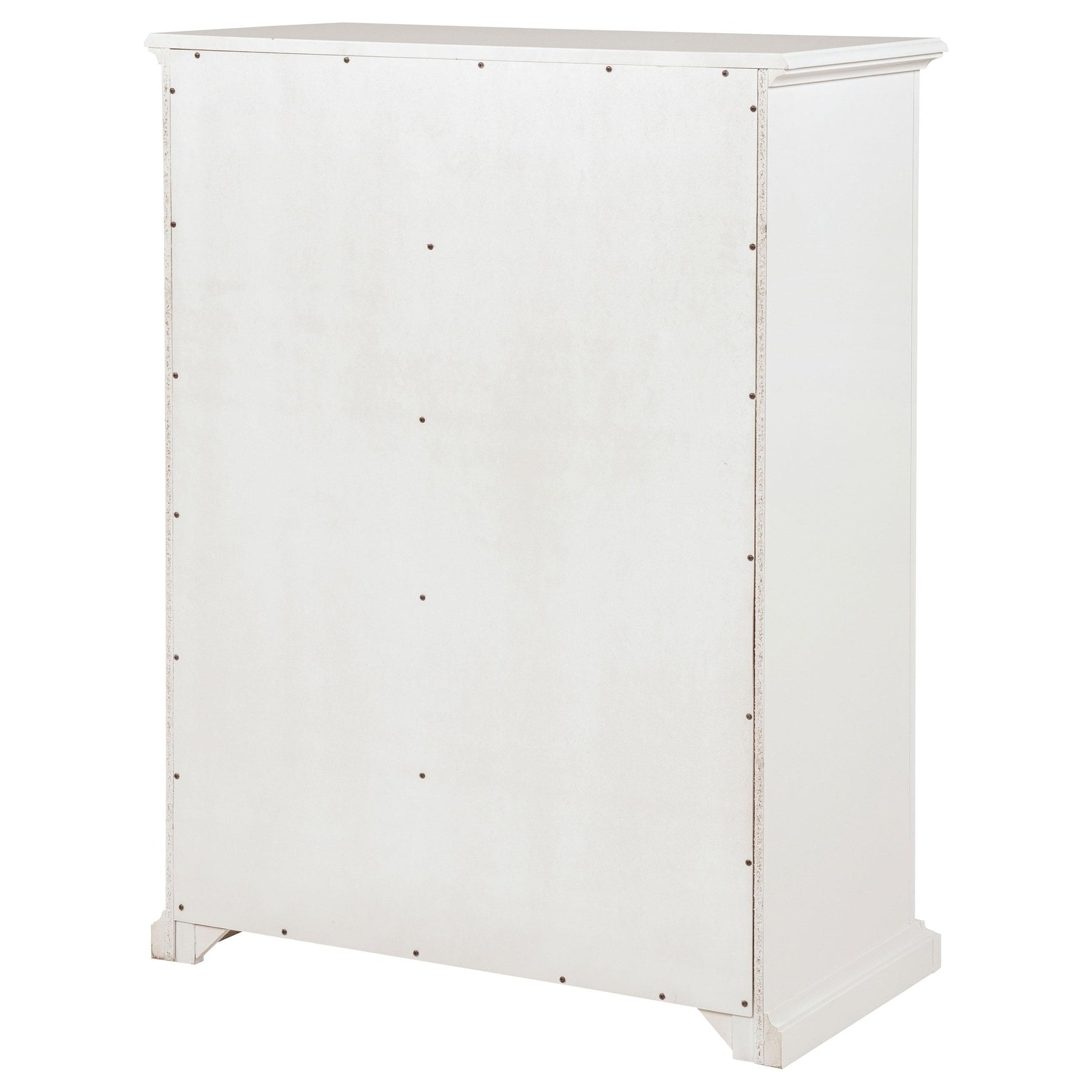 Full height view of white chest