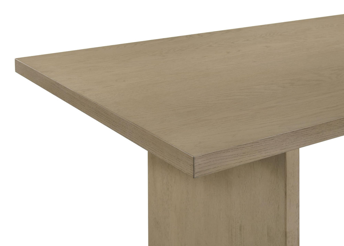 Decker 7-Piece 70-Inch Rectangular Counter Height Dining Set Cream and Natural Oak — product image 10