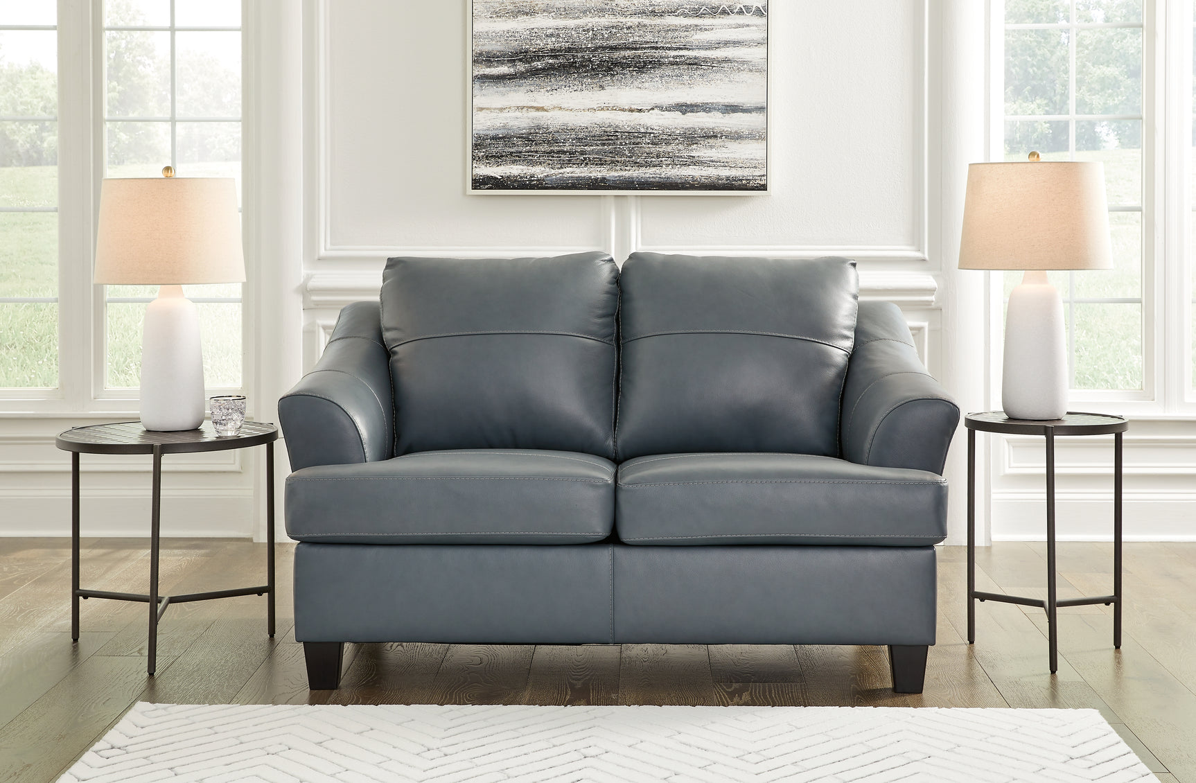 Genoa Steel Sofa, Loveseat, Chair and Ottoman