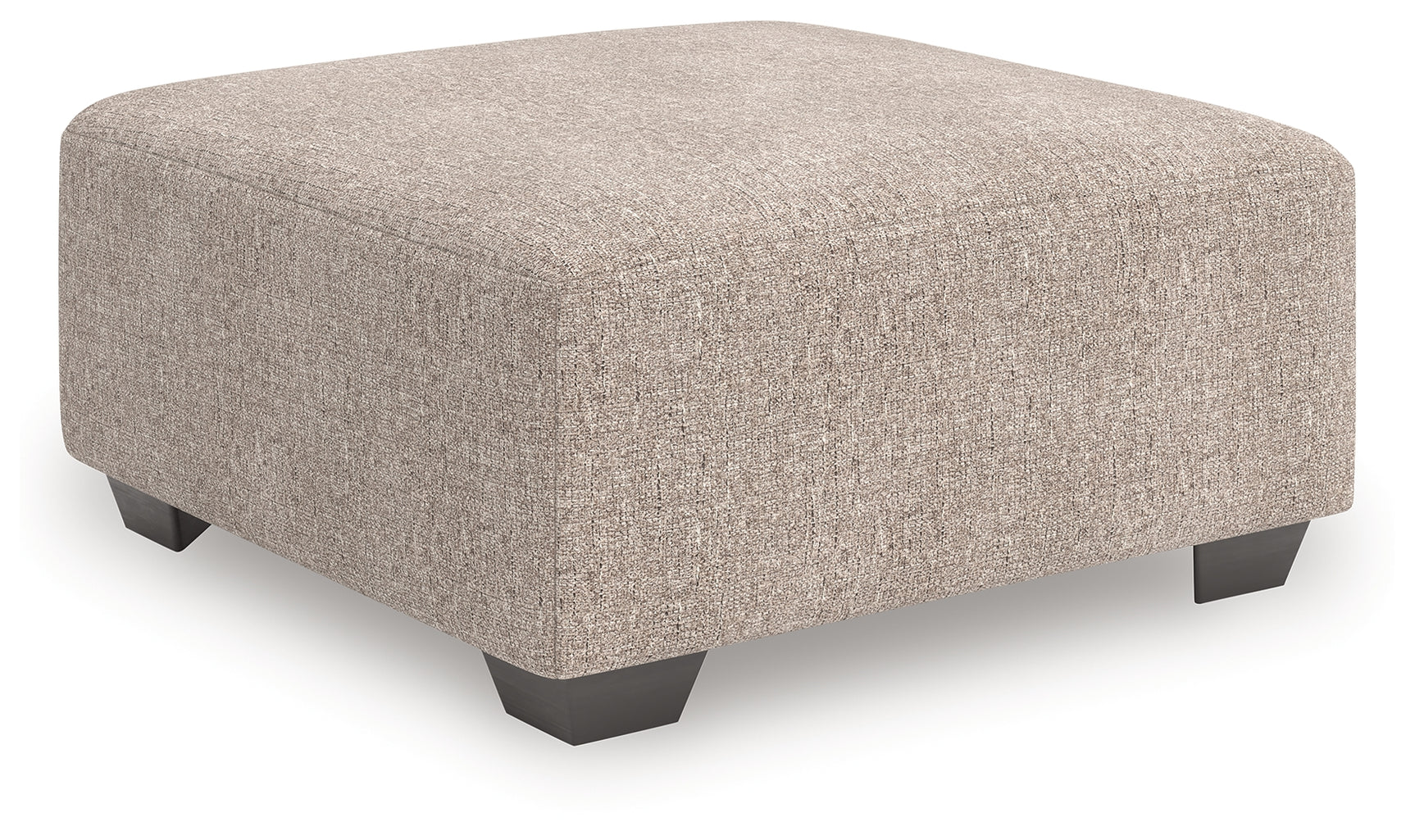 Seyler Lane Oversized Accent Ottoman side view showing legs