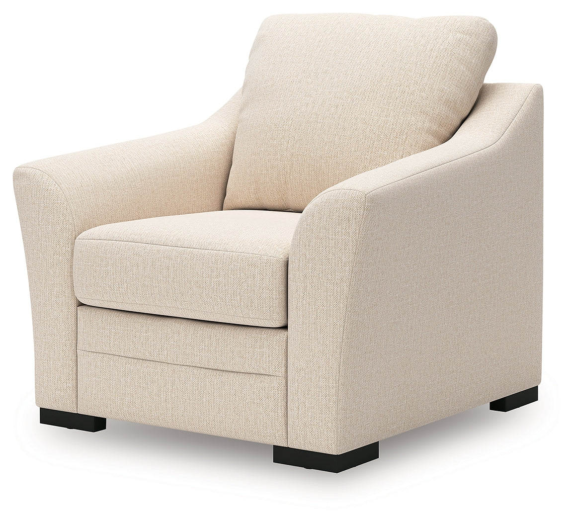 Lango Jute chenille chair angled side view