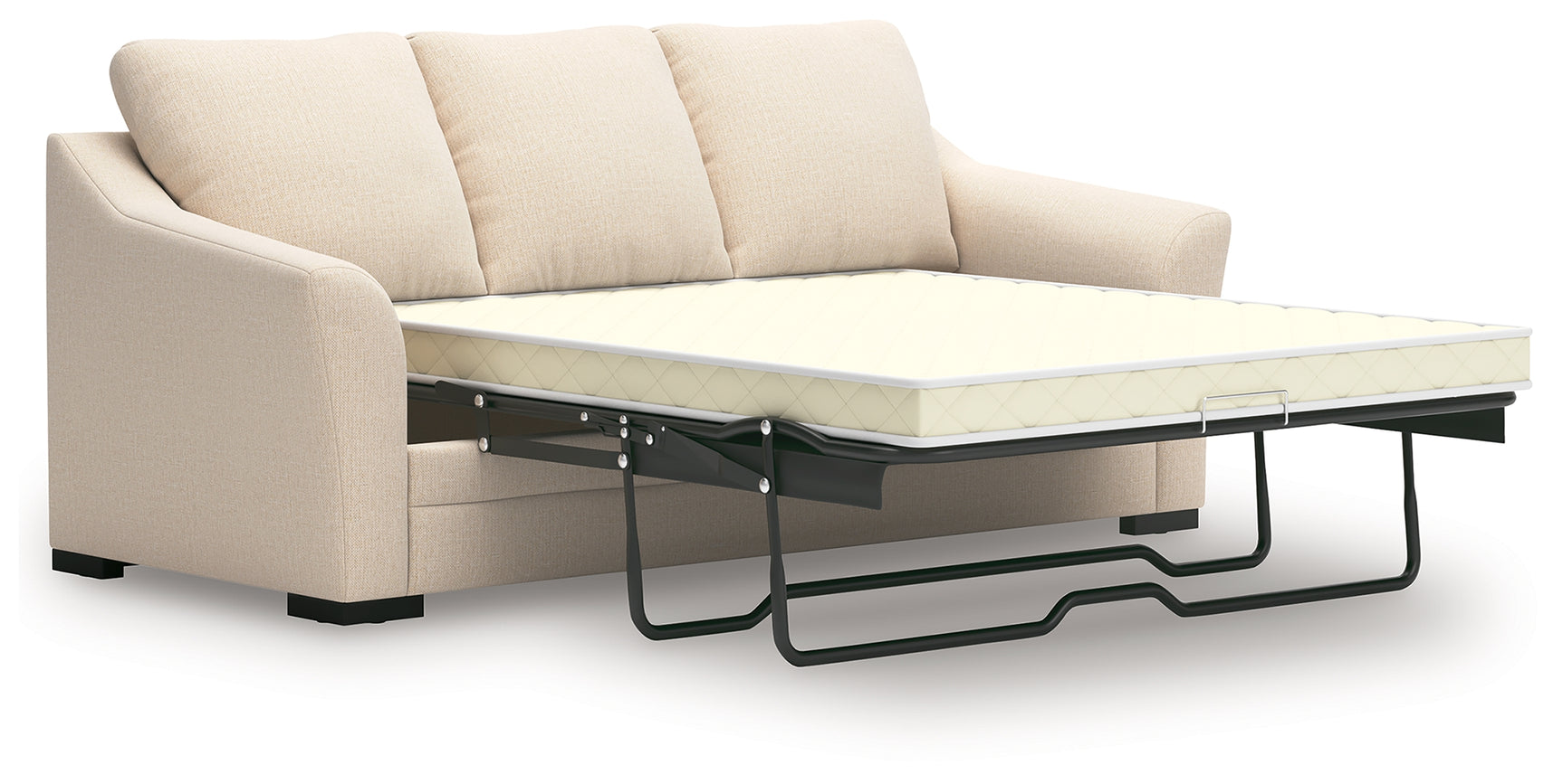 Lango Sofa Chaise Sleeper front head-on view