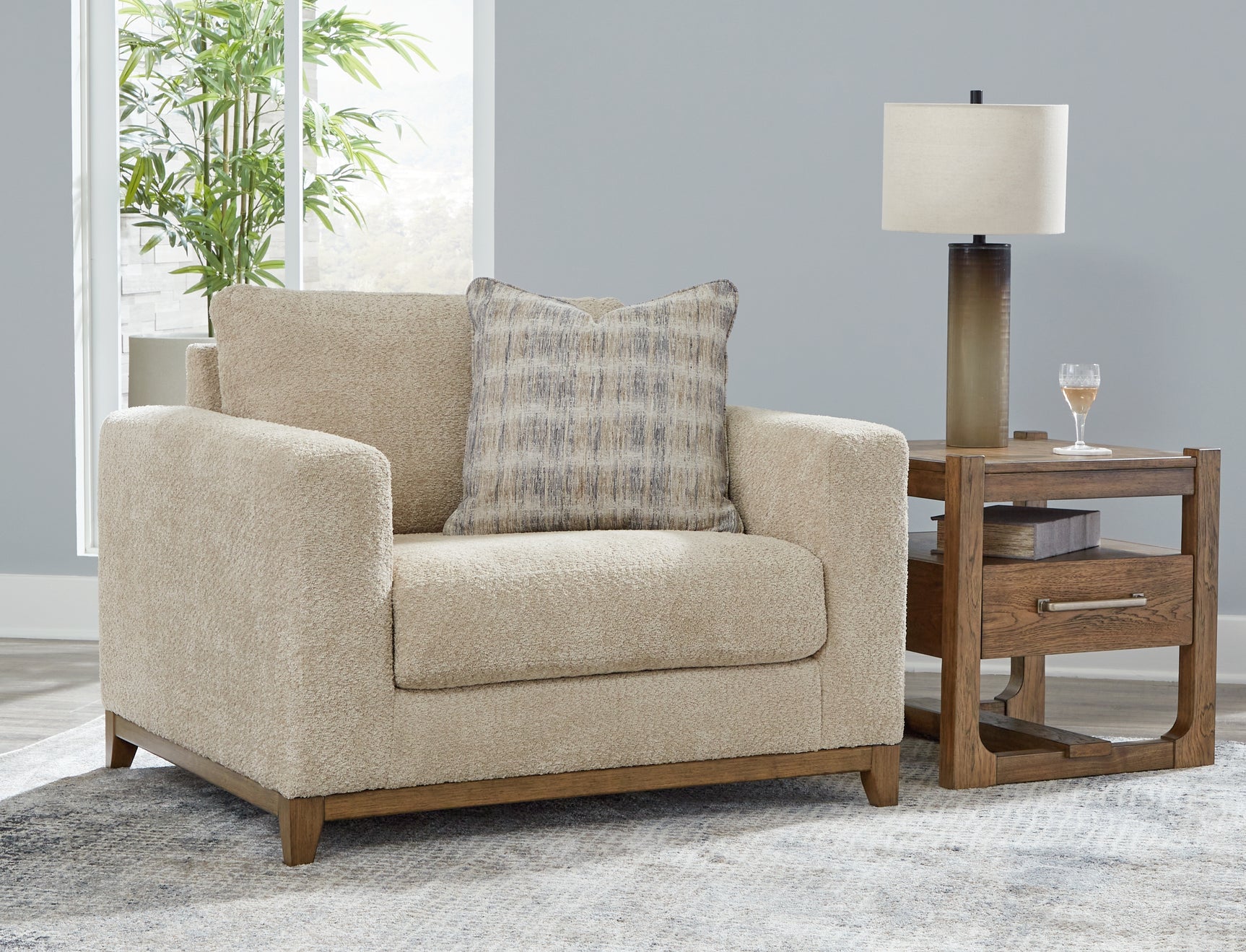 Parklynn Ottoman dimension close-up
