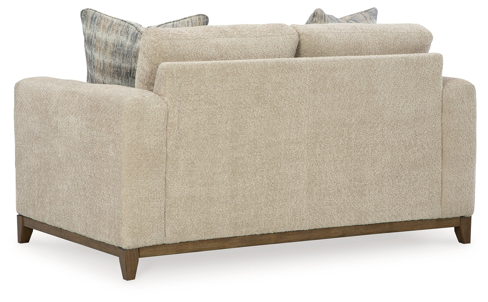 Front angle of Parklynn Desert loveseat