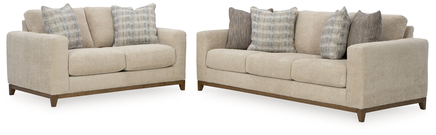 Detail close-up of Parklynn Desert Sofa and Loveseat upholstery