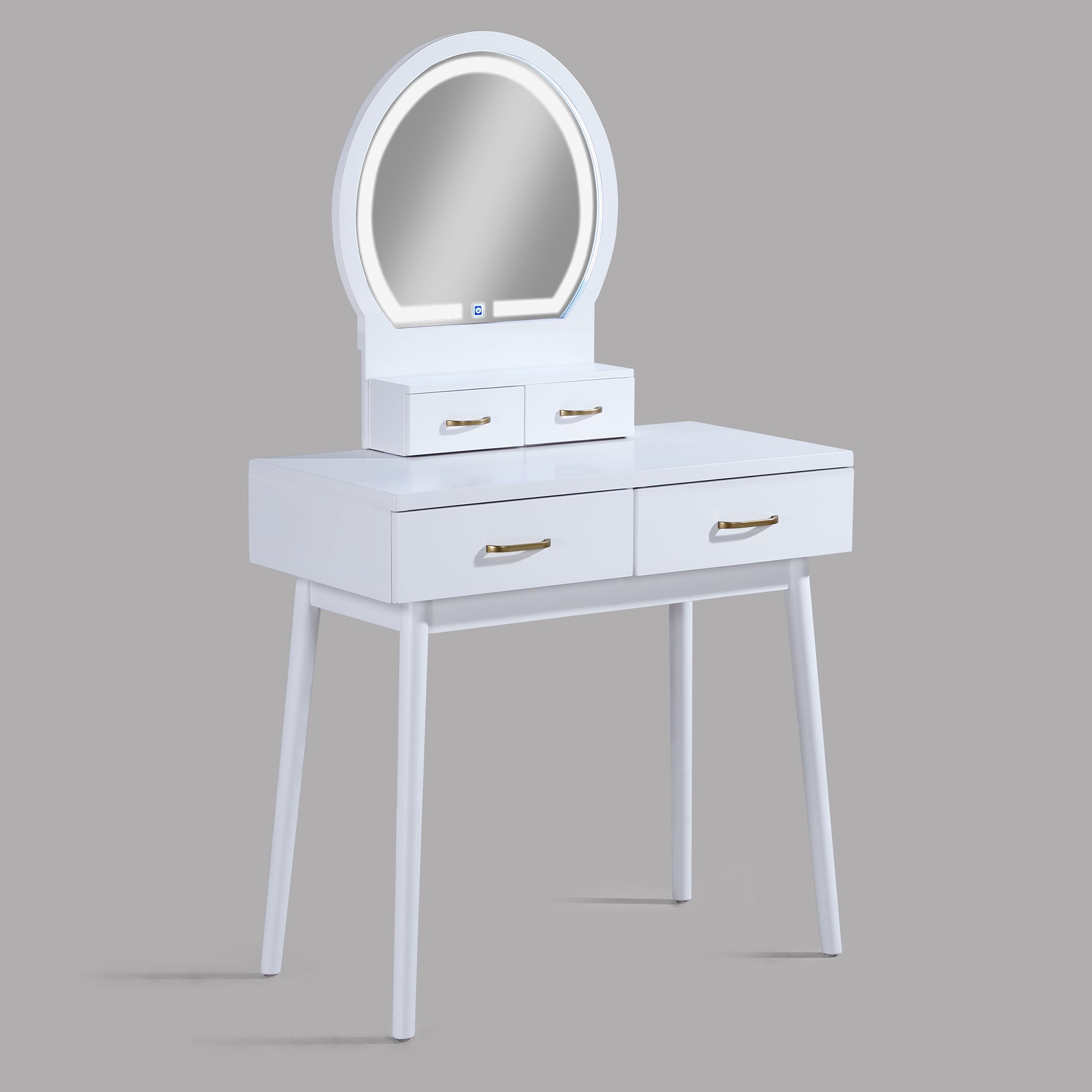 Cecilia White vanity table top surface