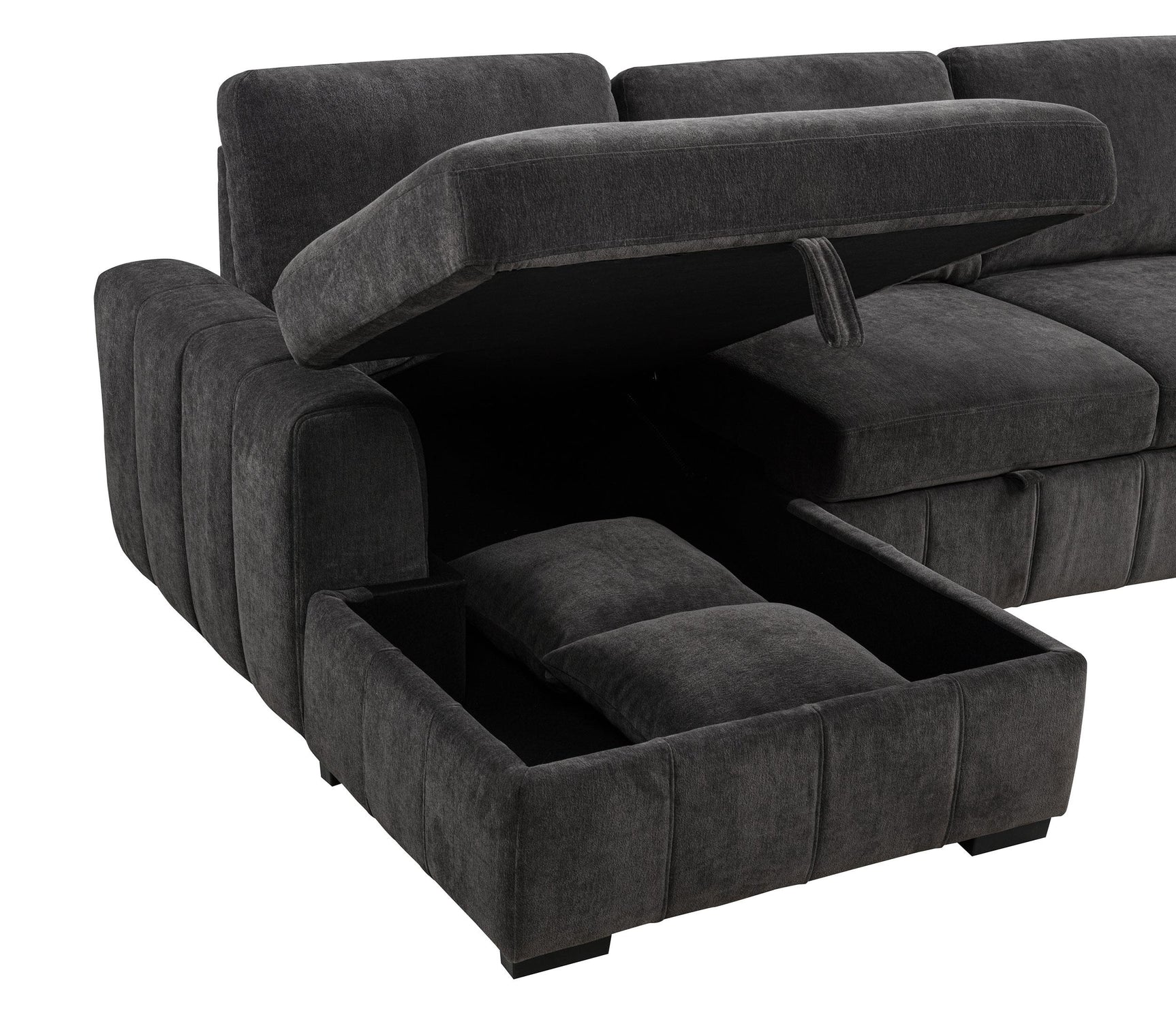 Sectional sofa in living room setting