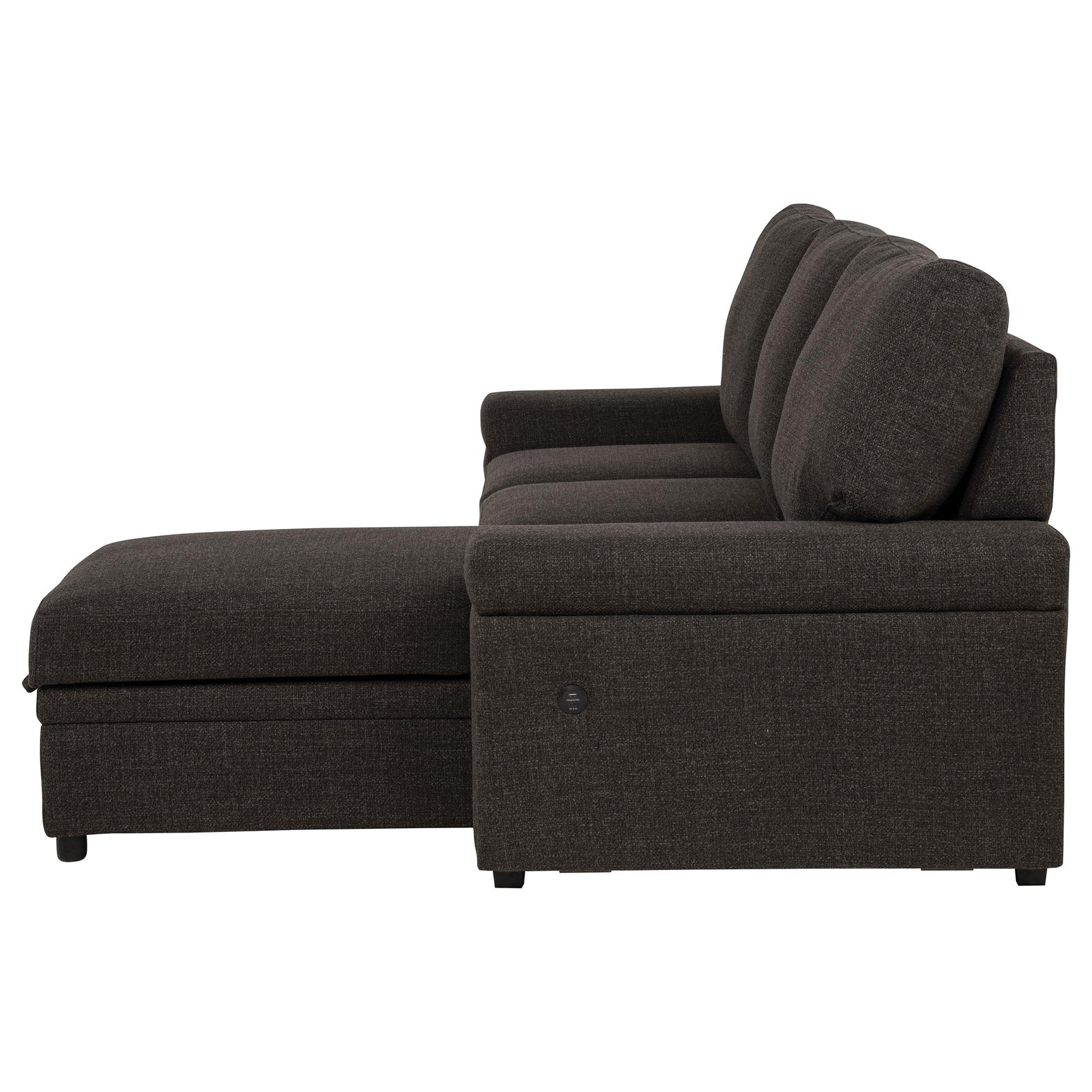 Back cushions showing reversible polyester fiber fill